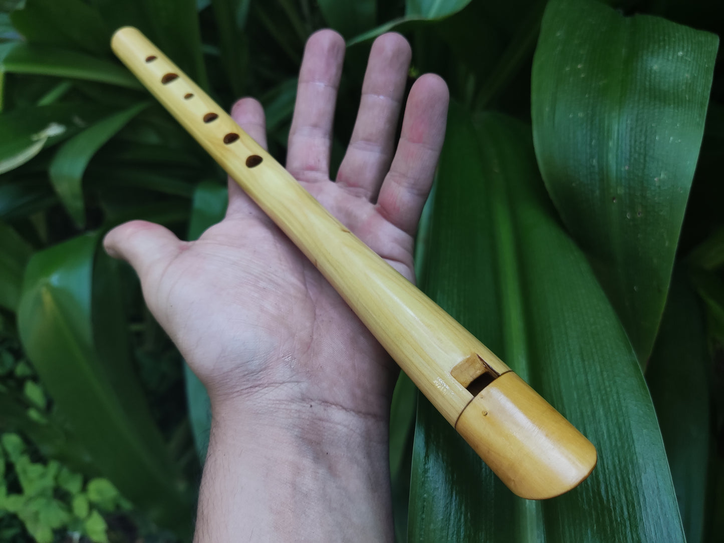 Wooden Irish Whistle in High D, handmade Penny Whistles by Rui Gomes