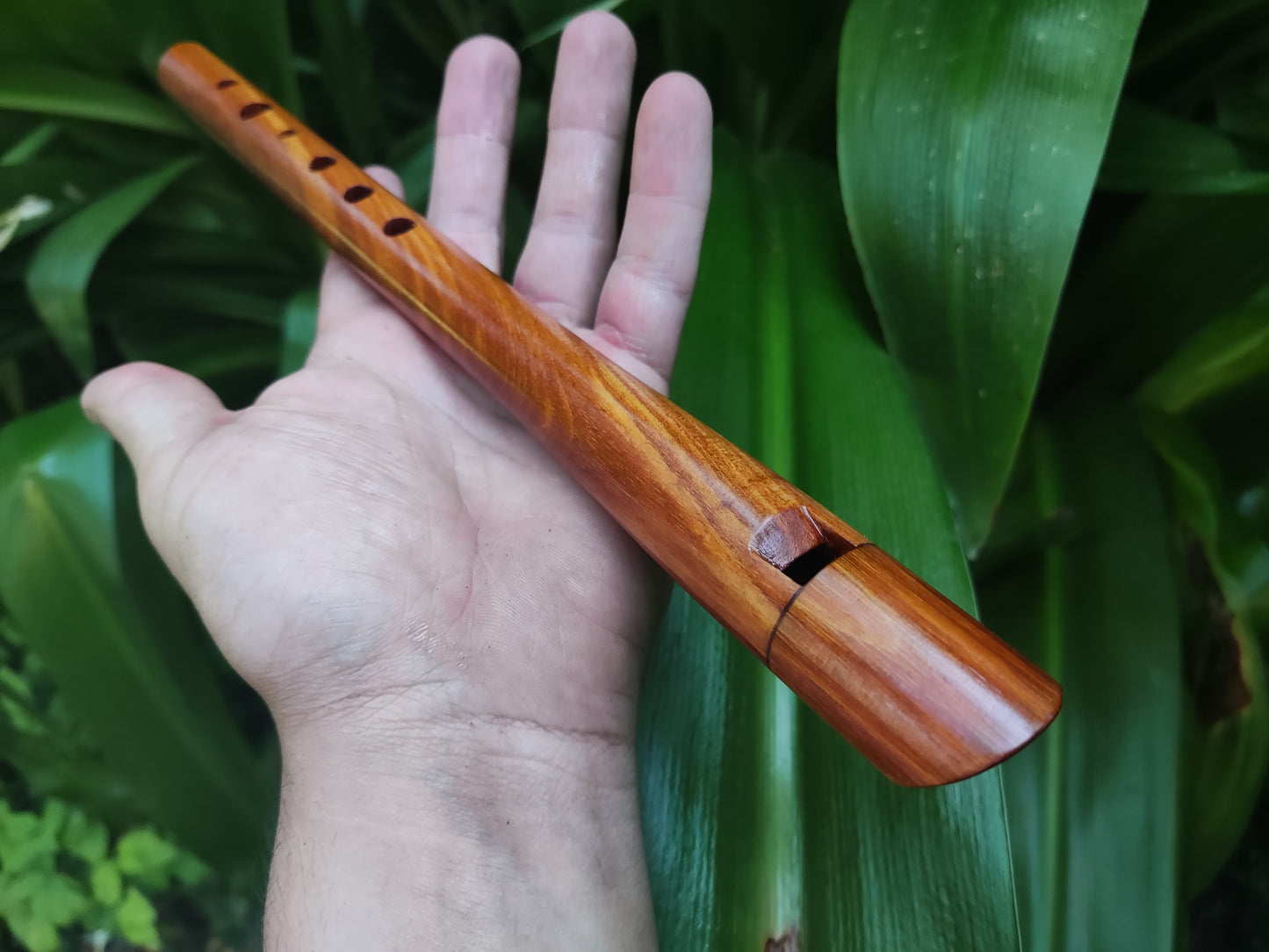 Wooden Irish Whistle in High D, handmade Penny Whistles by Rui Gomes