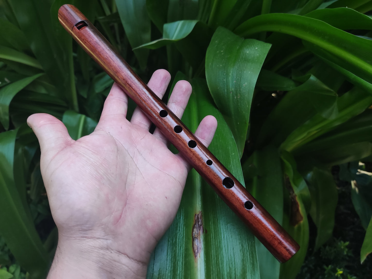 Wooden Irish Whistle in High D, handmade Penny Whistles by Rui Gomes