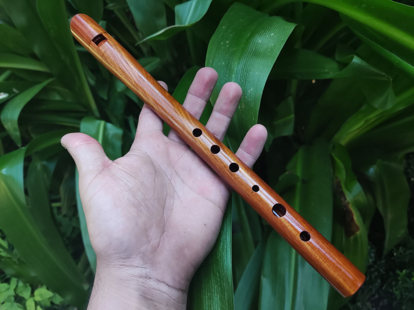 Wooden Irish Whistle in High D, handmade Penny Whistles by Rui Gomes