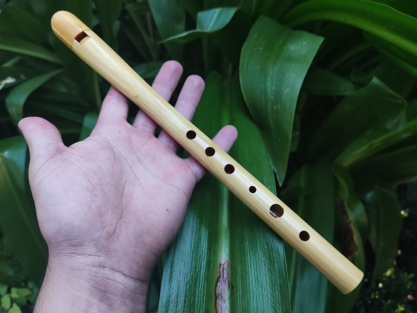 Wooden Irish Whistle in High D, handmade Penny Whistles by Rui Gomes