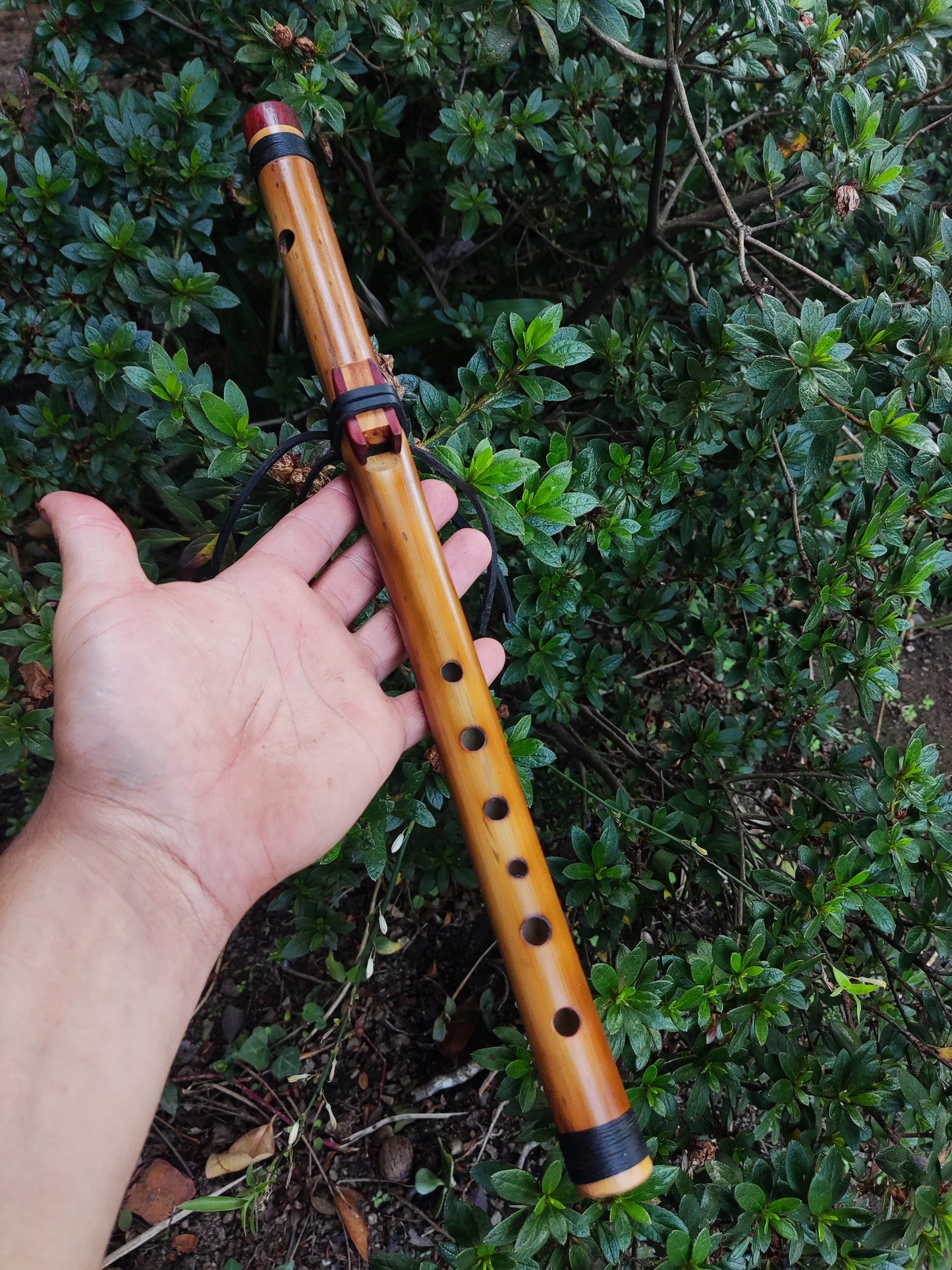 Reserved for Jillian: High D NA style flute with a major scale. Side blown