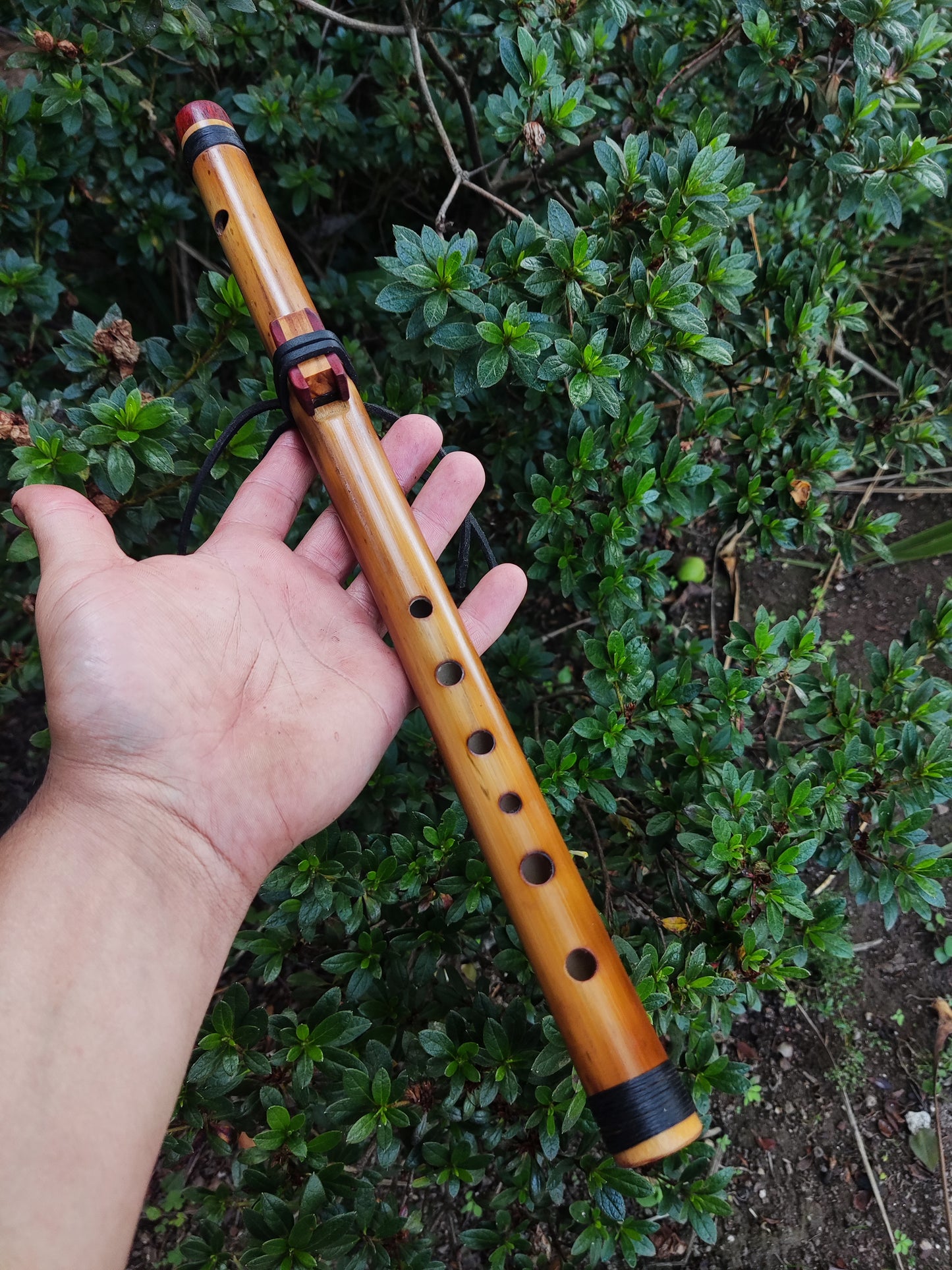 Reserved for Jillian: High D NA style flute with a major scale. Side blown