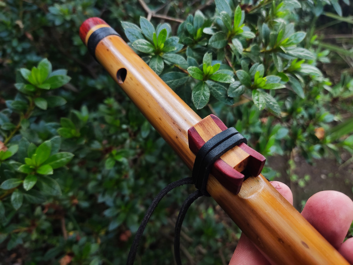 Reserved for Jillian: High D NA style flute with a major scale. Side blown
