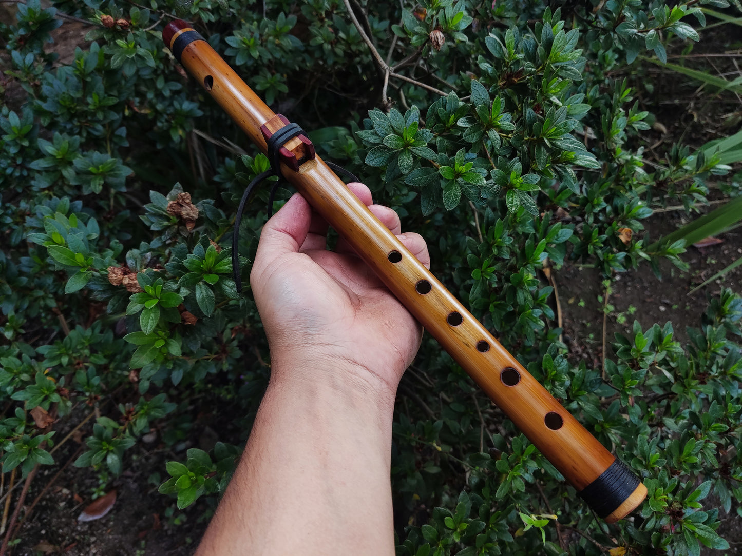 Reserved for Jillian: High D NA style flute with a major scale. Side blown