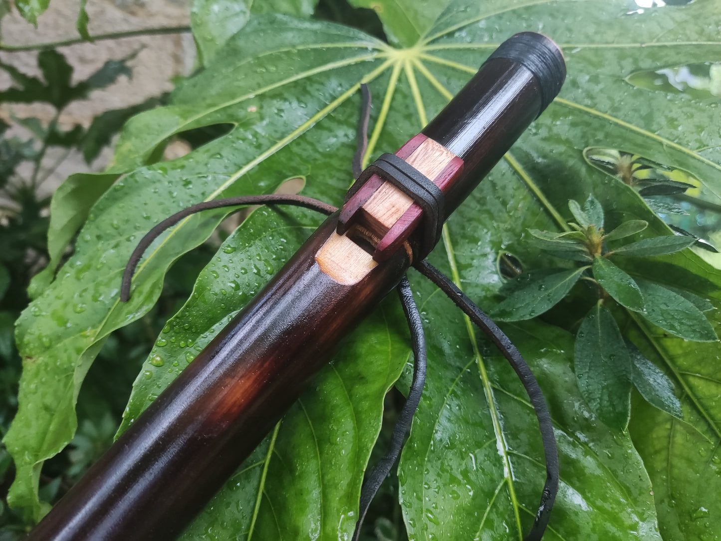 Ethnic Native American and Oriental bamboo flute in the key of E4 | Rui Gomes