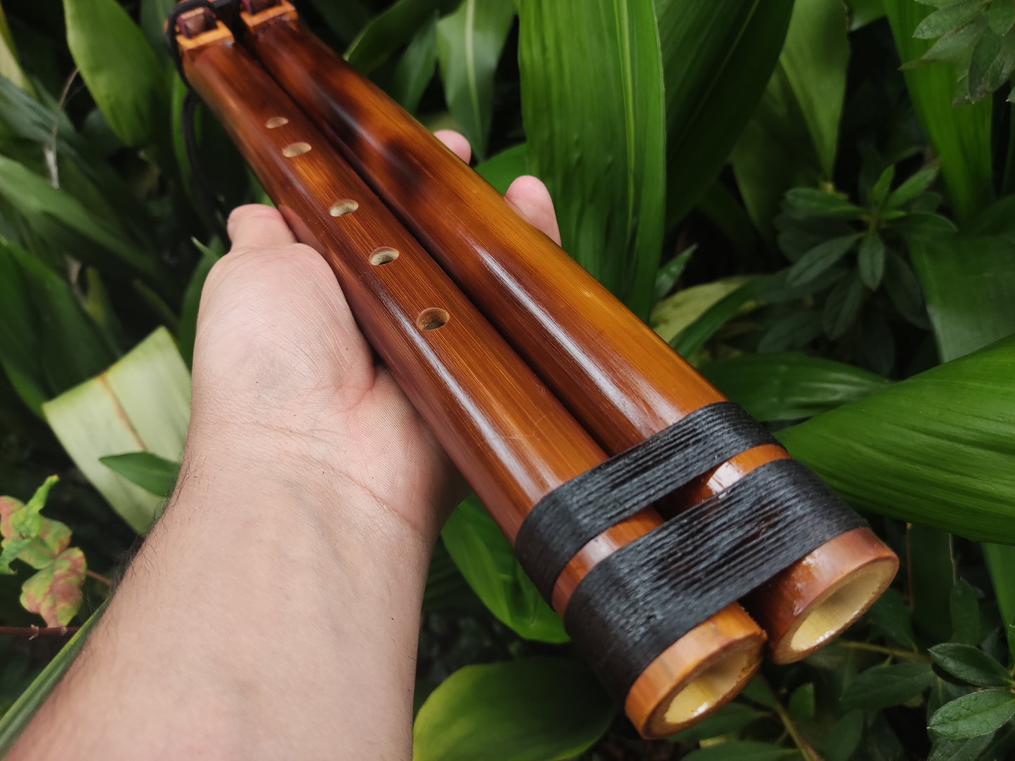 Native American Style Bamboo Drone flute in G#. Handmade Flute for Sound healing and Meditation Sessions | Rui Gomes