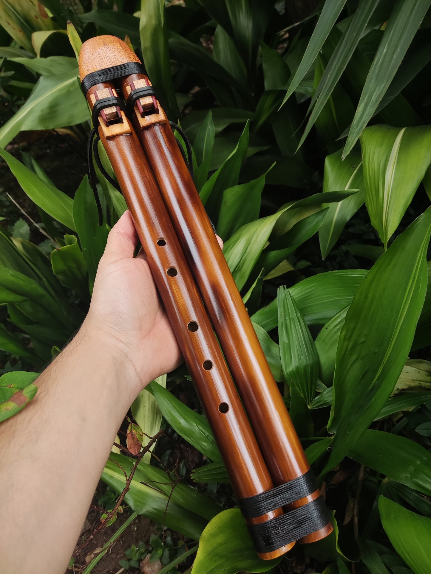 Native American Style Bamboo Drone flute in G#. Handmade Flute for Sound healing and Meditation Sessions | Rui Gomes