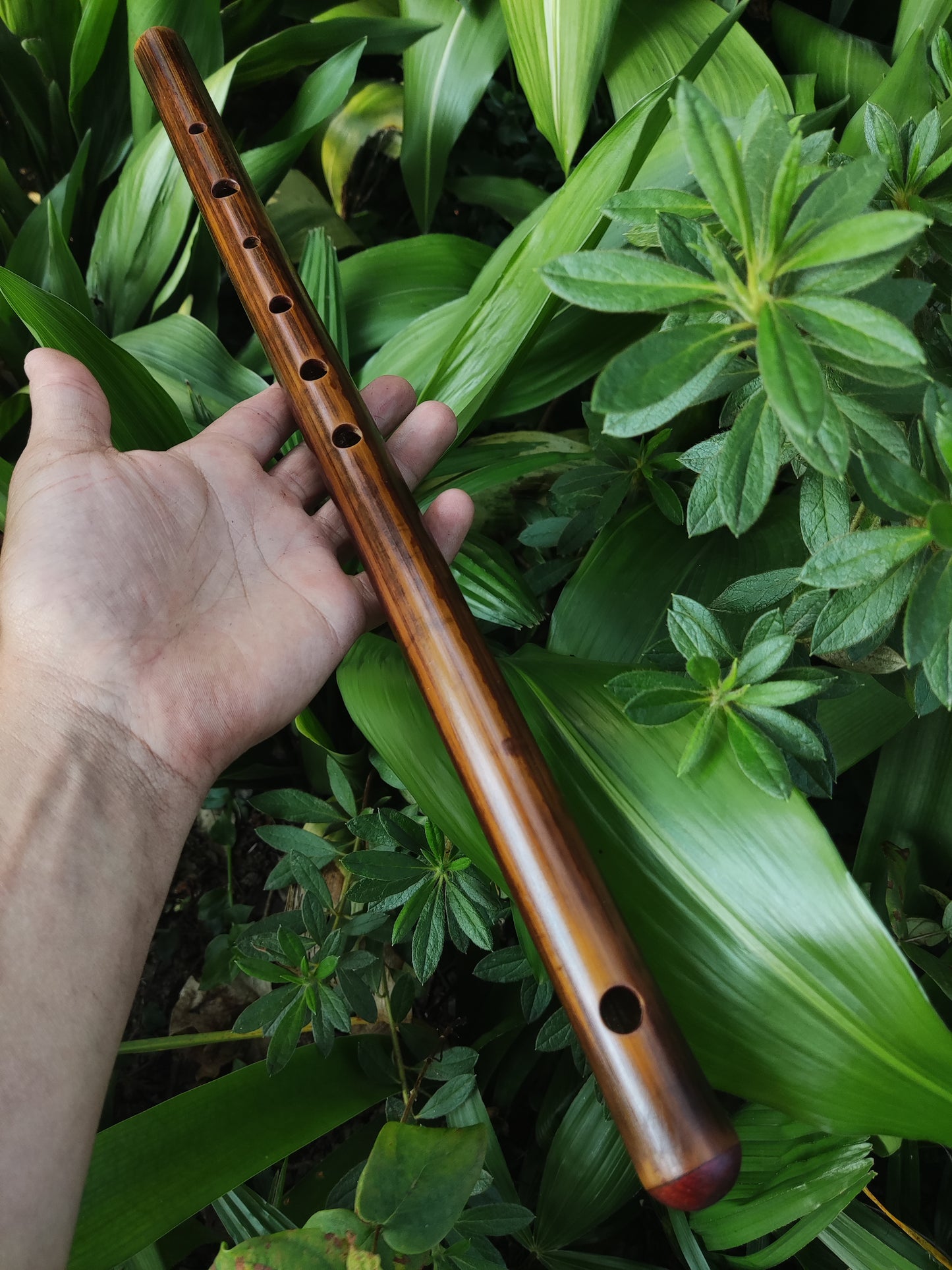 F Major Transverse Flute | Fire treated bamboo | Rui Gomes