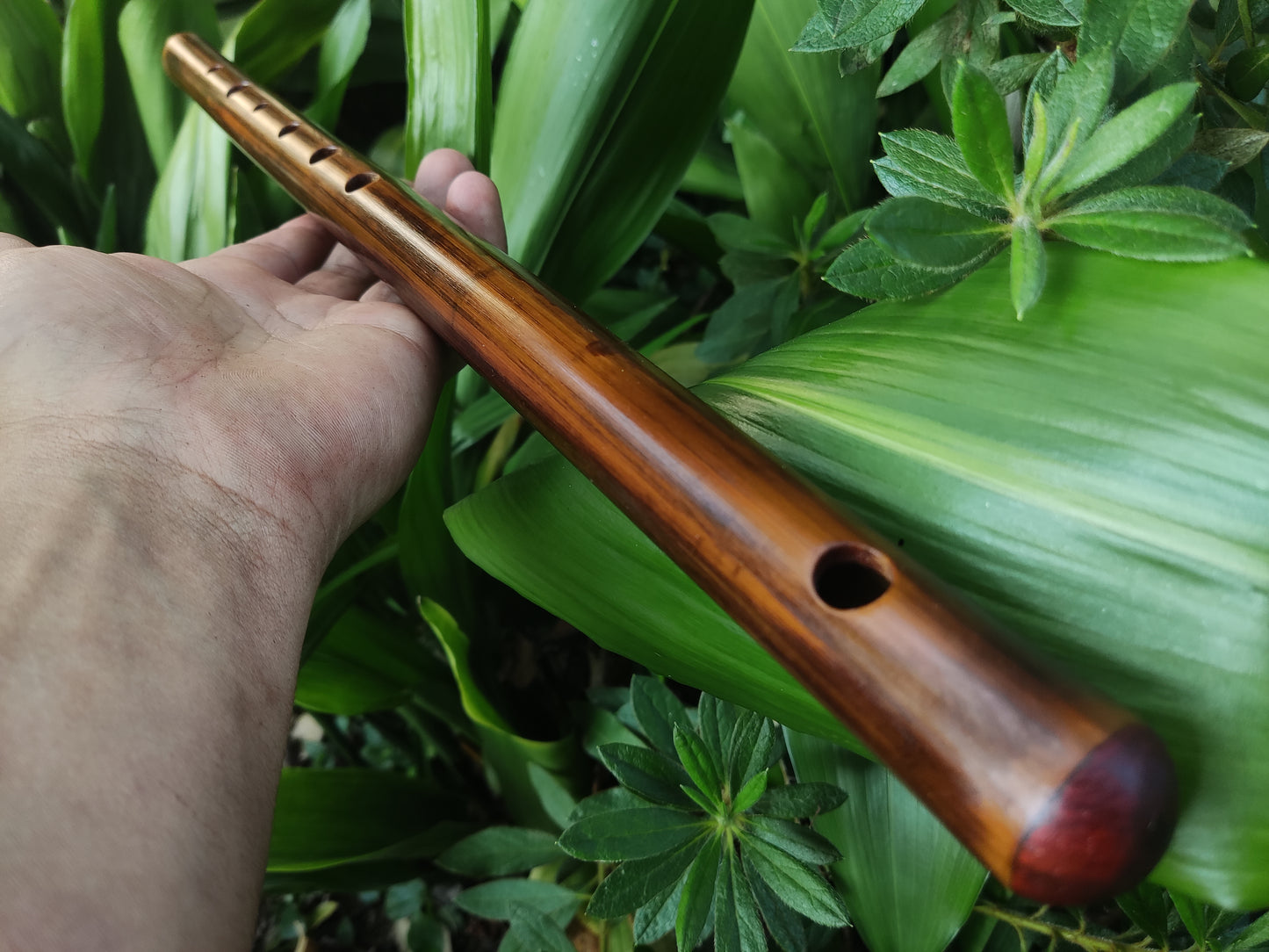 F Major Transverse Flute | Fire treated bamboo | Rui Gomes