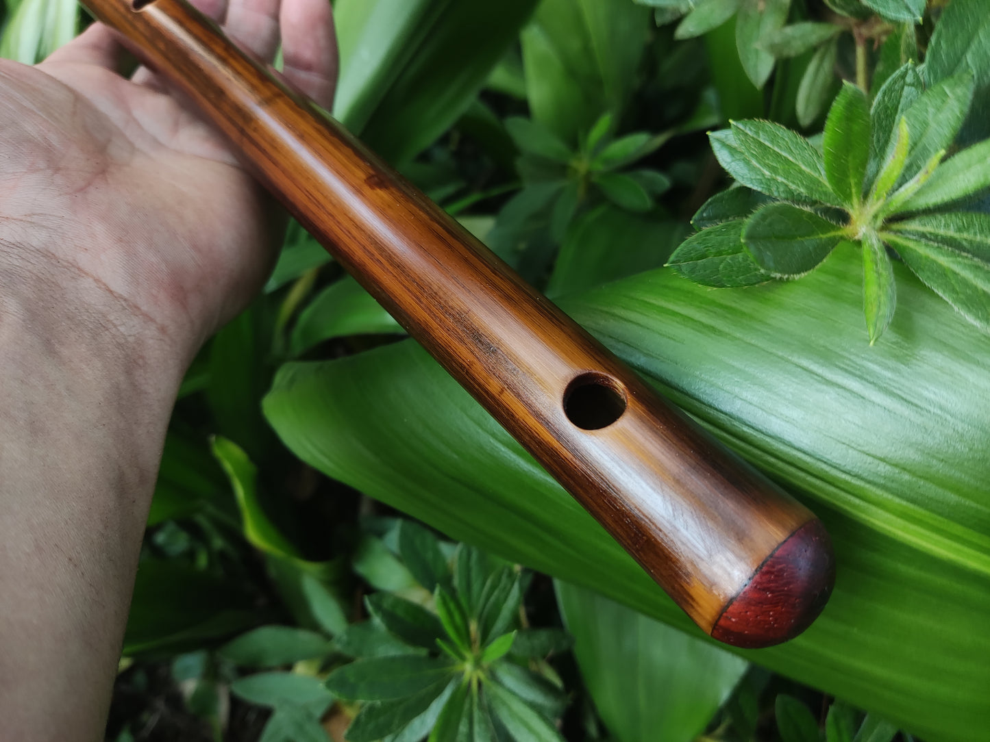 F Major Transverse Flute | Fire treated bamboo | Rui Gomes