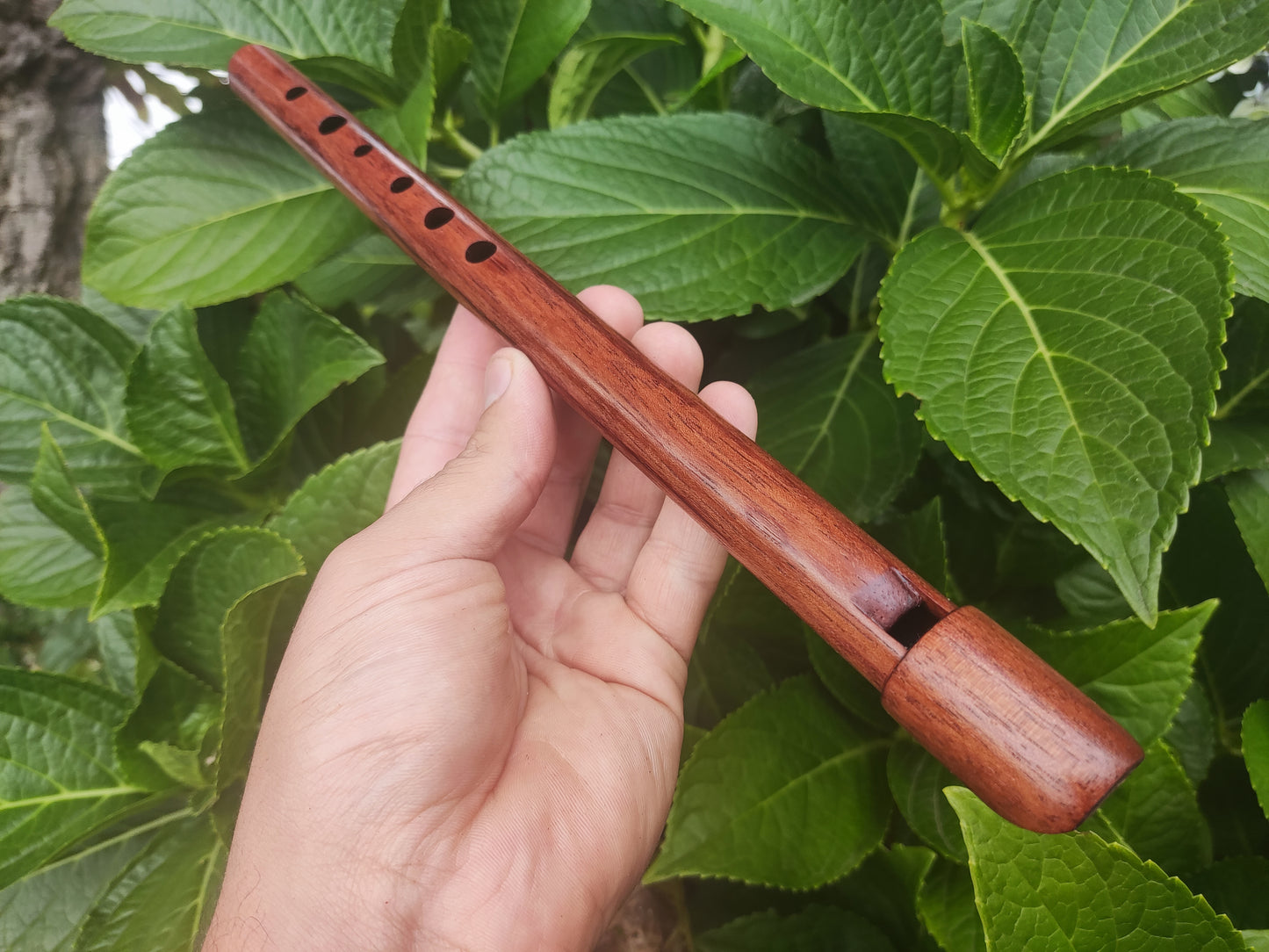 High D Whistle Handmade out of Bubinga | Rui Gomes