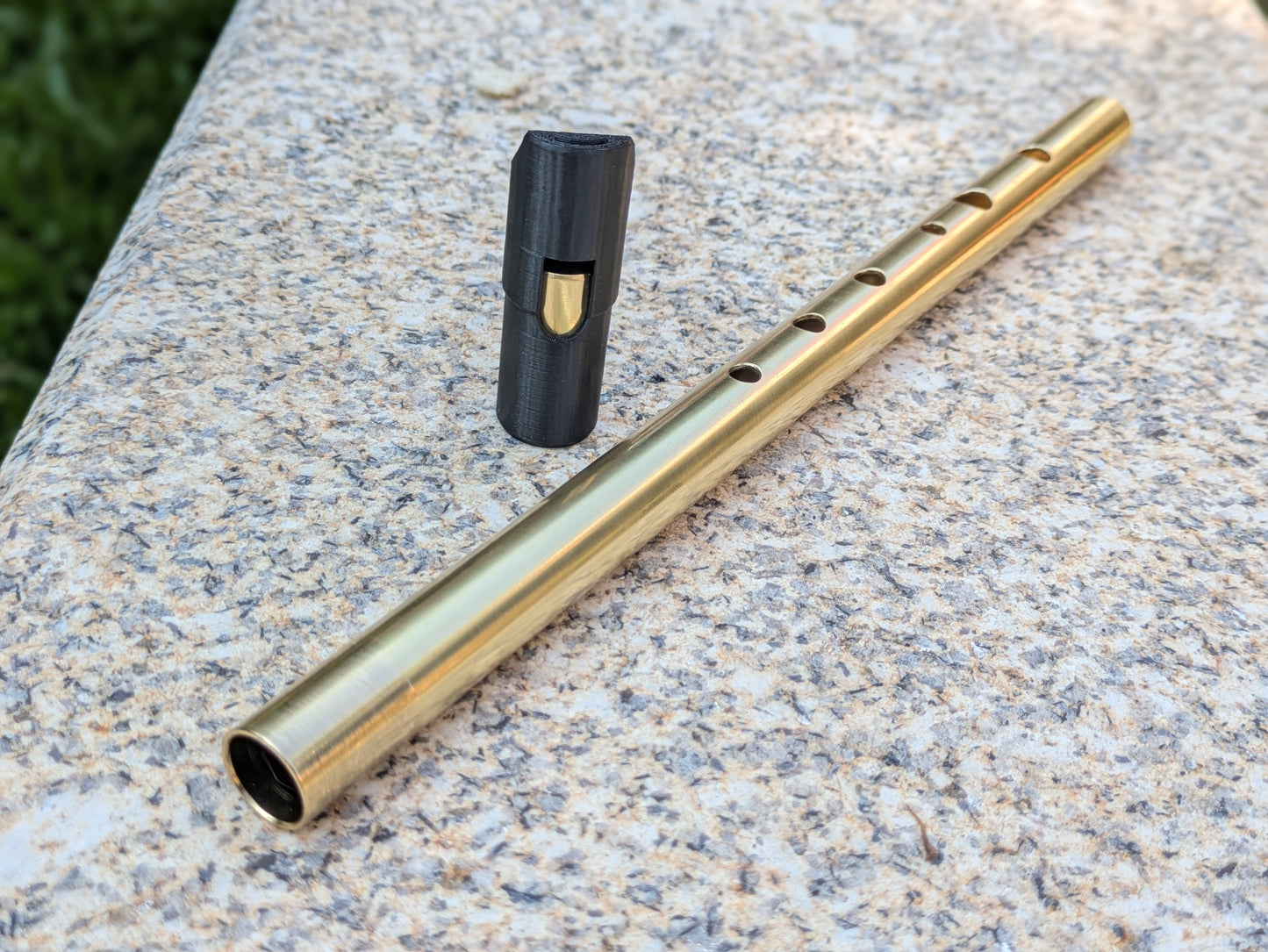 Tunable Whistle in high C | New Model | Brass | Rui Gomes