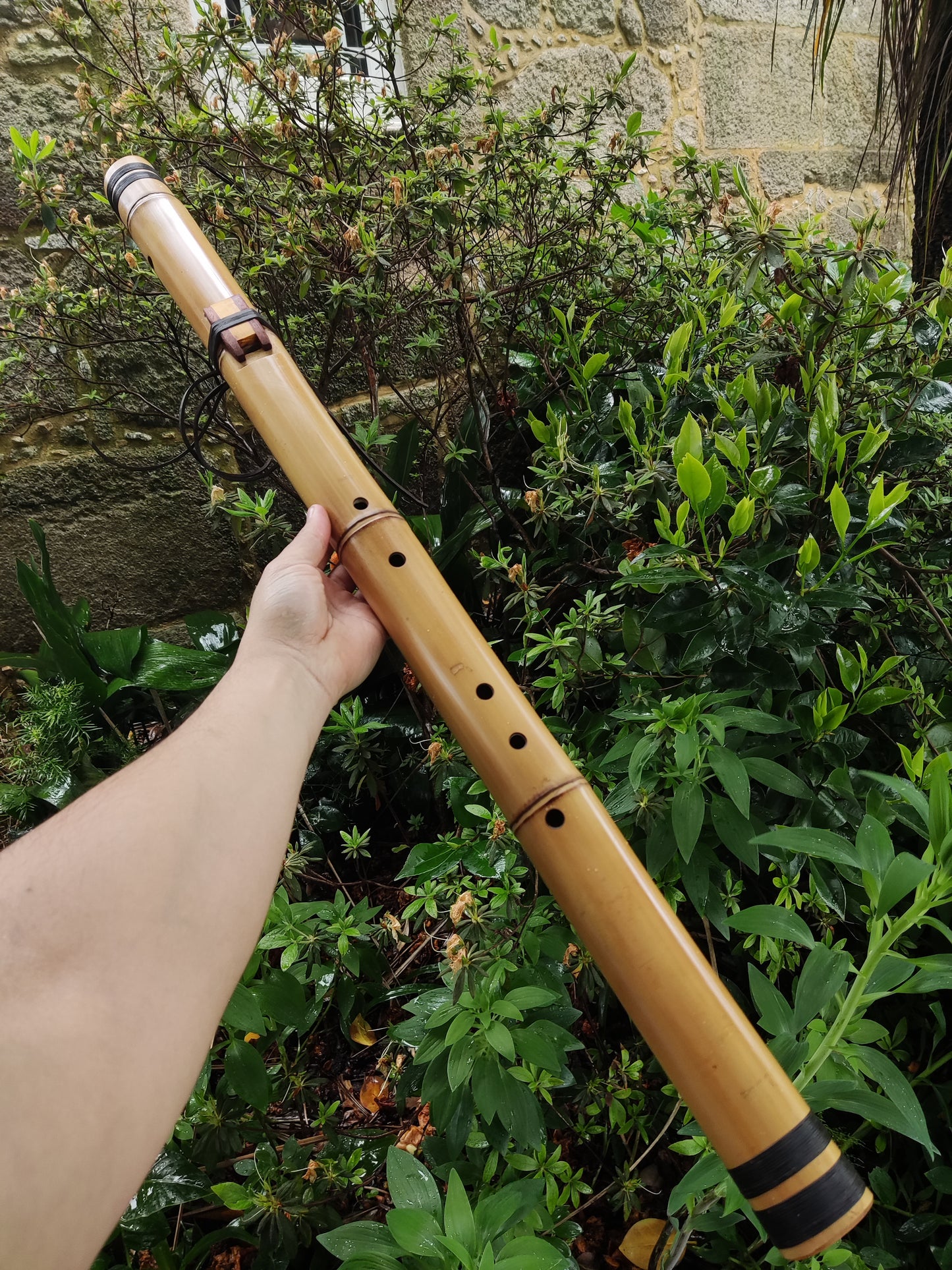 Deep Meditation Native American Style Flute in the key of Bb. Handmade Bamboo Flute in the key of A# | Rui Gomes