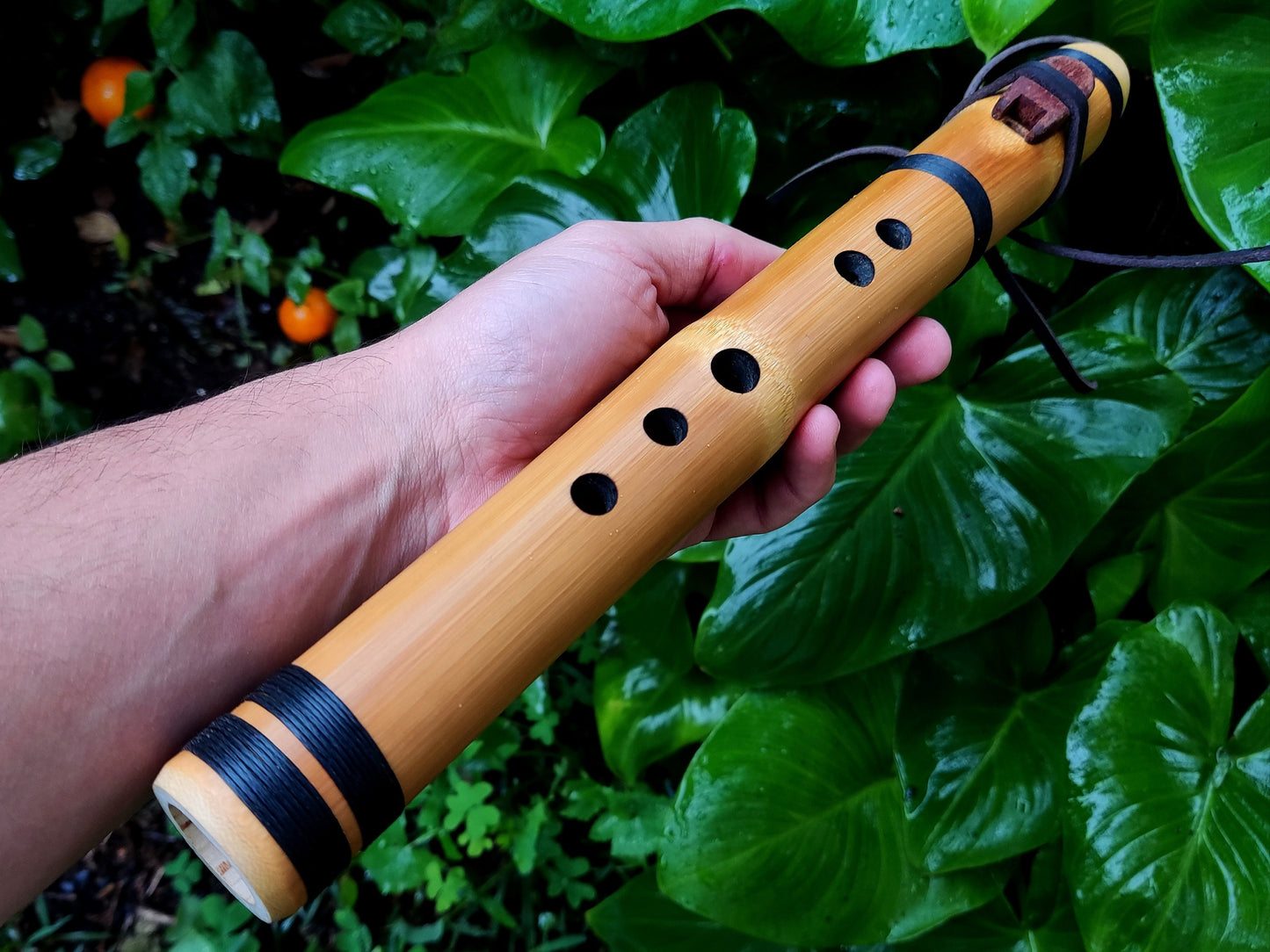 Native American and Oriental Style Bamboo flute in B flat or A sharp | Rui Gomes