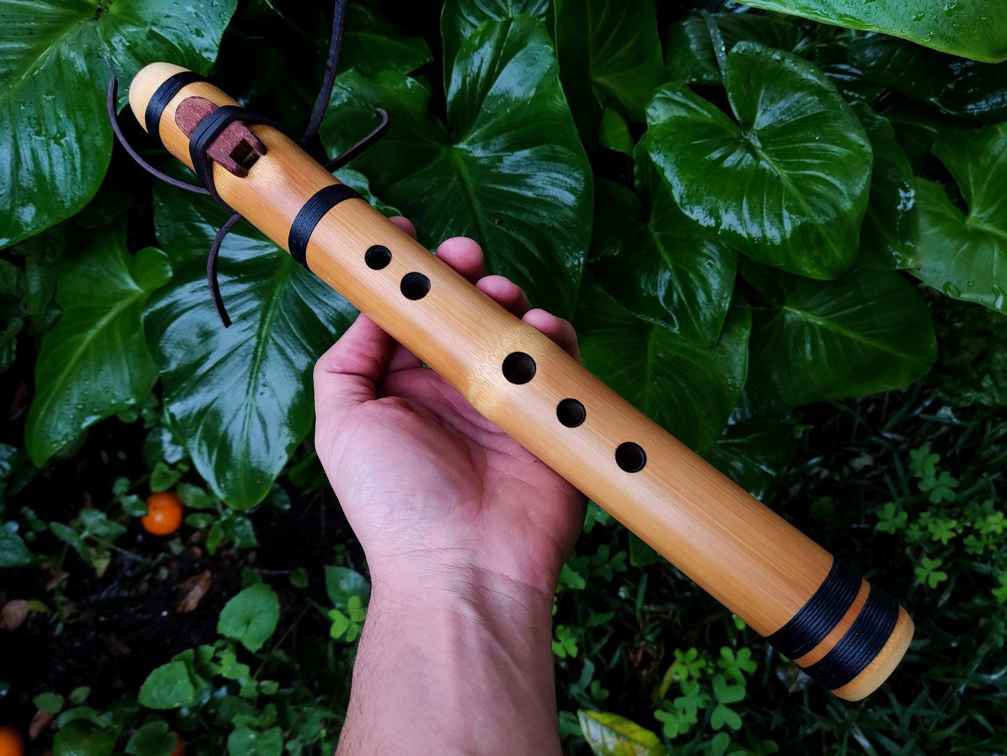 Native American and Oriental Style Bamboo flute in B flat or A sharp | Rui Gomes