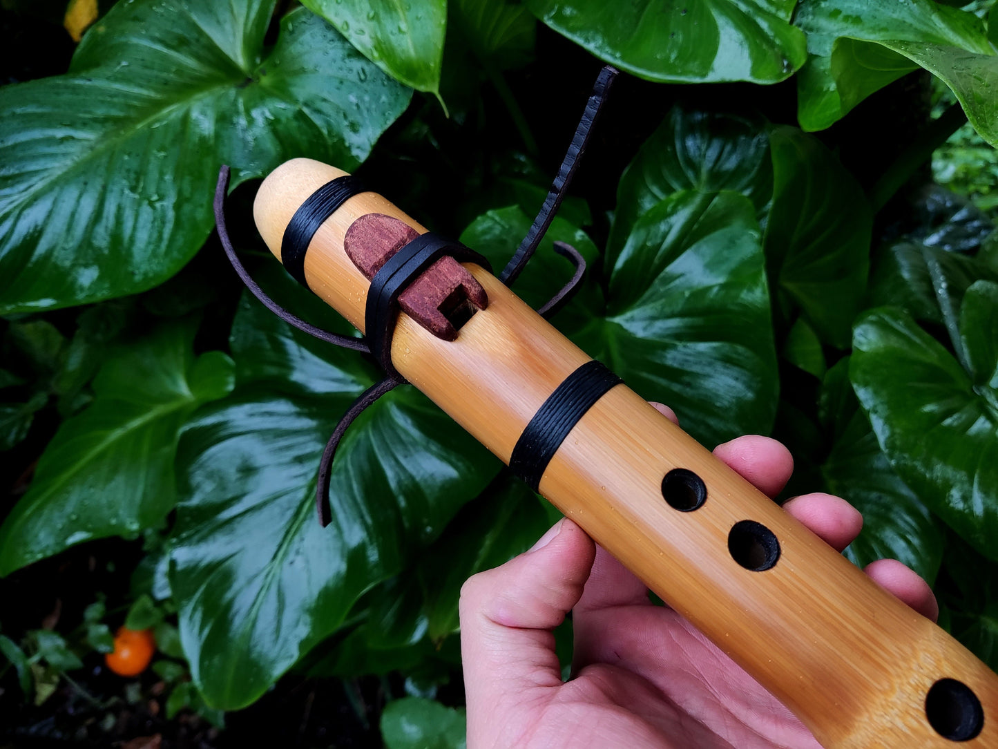 Native American and Oriental Style Bamboo flute in B flat or A sharp | Rui Gomes