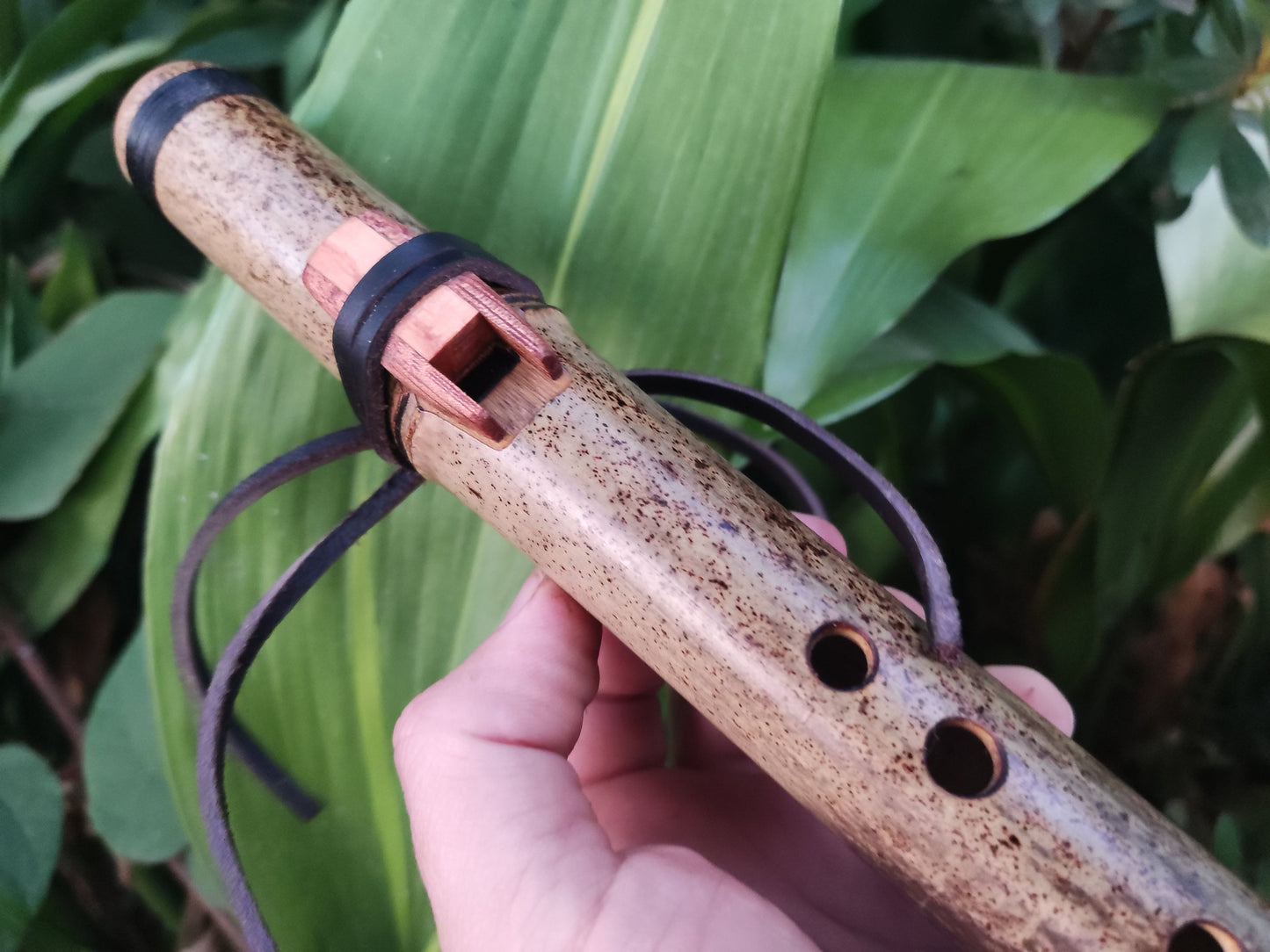 Ethnic Native American and Oriental Style Bamboo Flute in High D# | Rui Gomes