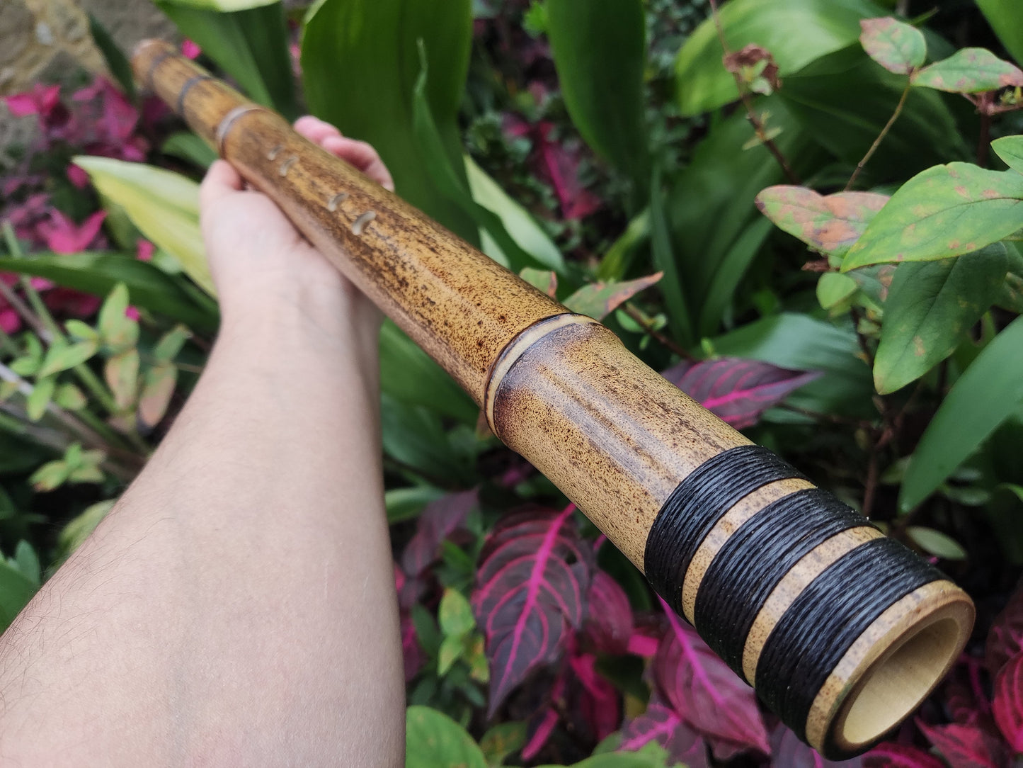 Egyptian Flute in low A#. Handmade bass bamboo flute with an exotic scale | Rui Gomes