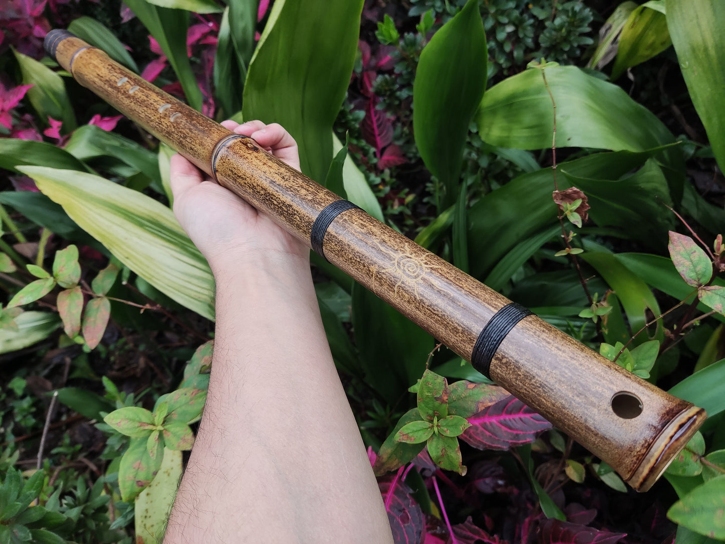 Egyptian Flute in low A#. Handmade bass bamboo flute with an exotic scale | Rui Gomes