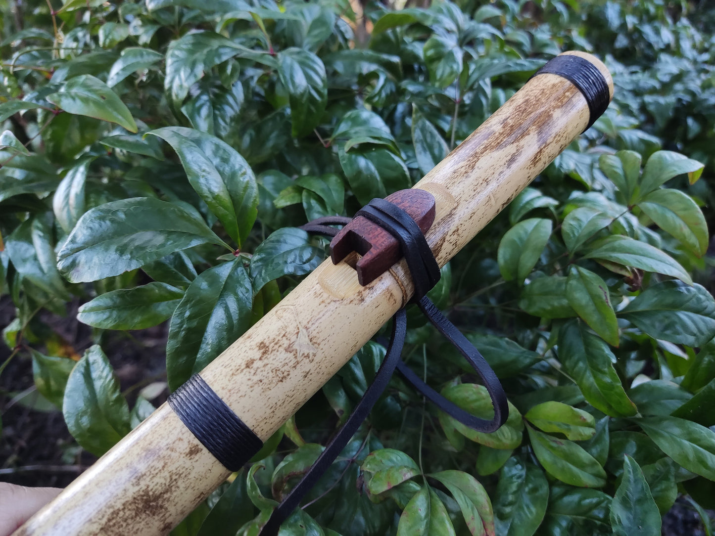 Pocket Native American and Oriental Style Bamboo flute in A | Rui Gomes