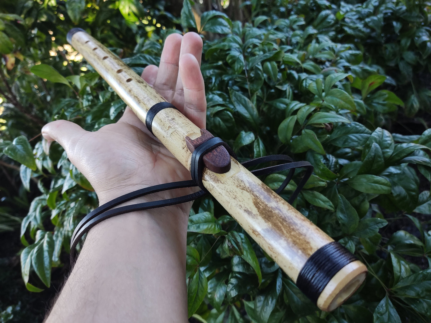 Pocket Native American and Oriental Style Bamboo flute in A | Rui Gomes