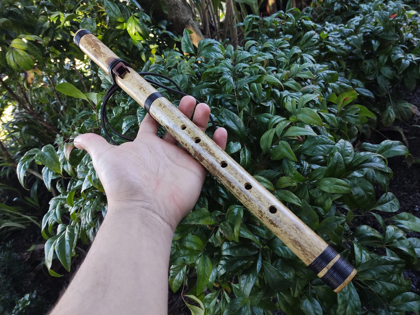Pocket Native American and Oriental Style Bamboo flute in A | Rui Gomes