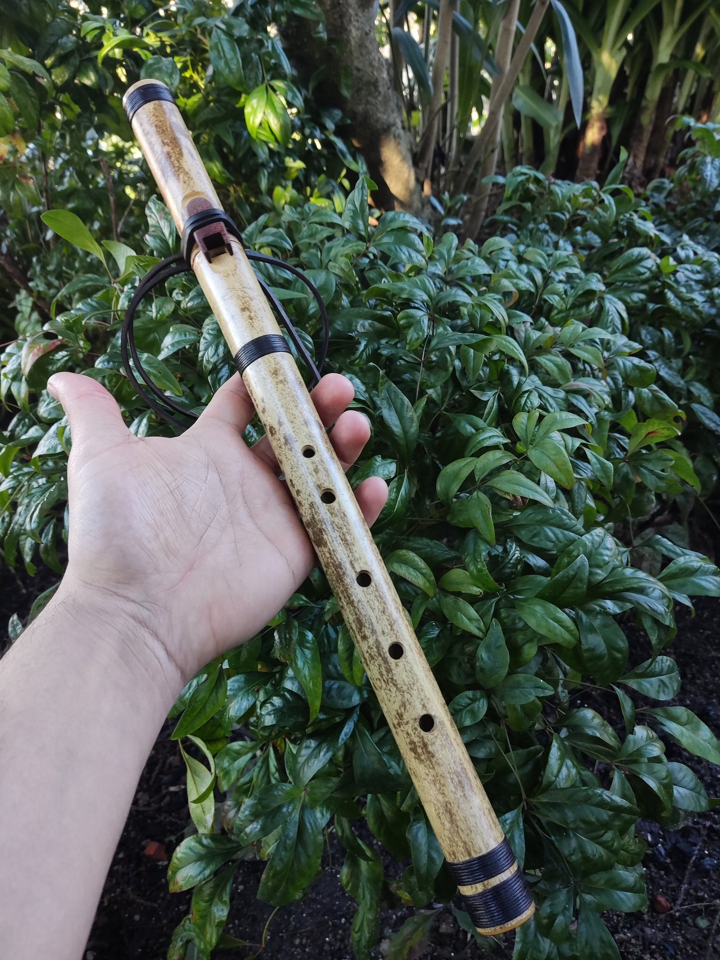 Pocket Native American and Oriental Style Bamboo flute in A | Rui Gomes