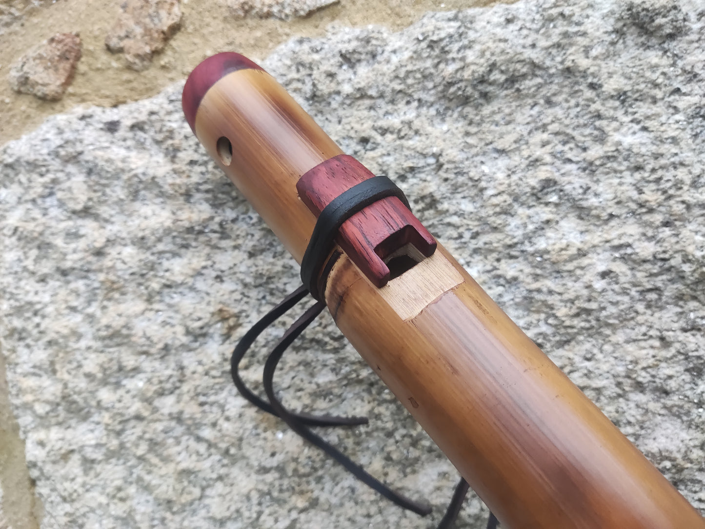 RESERVED FOR Anthony: Low A Akebono Flute built in the Native American Style at A432Hz