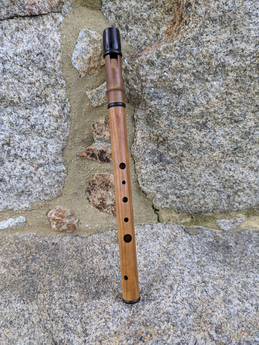 High D Arabian Whistle in Pearwood with Santos Rosewood accents