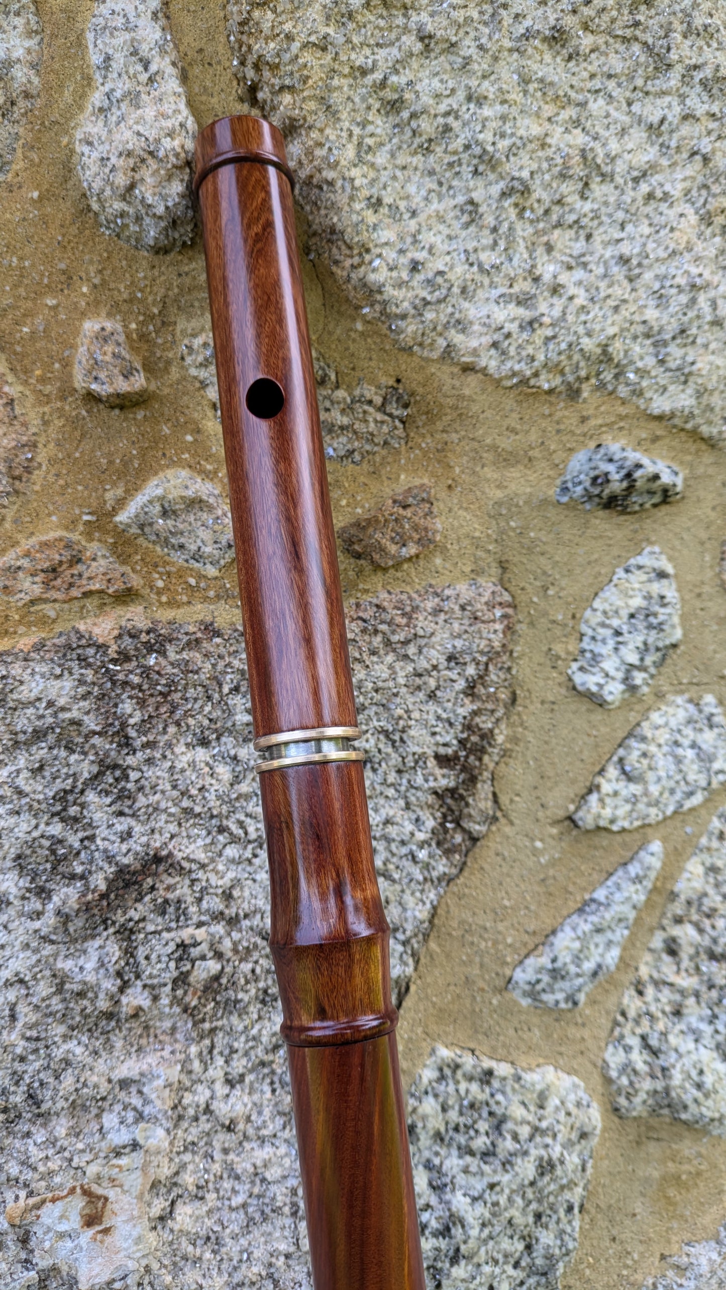 Irish Flute in D made of African Blackwood & Mopane | Rui Gomes