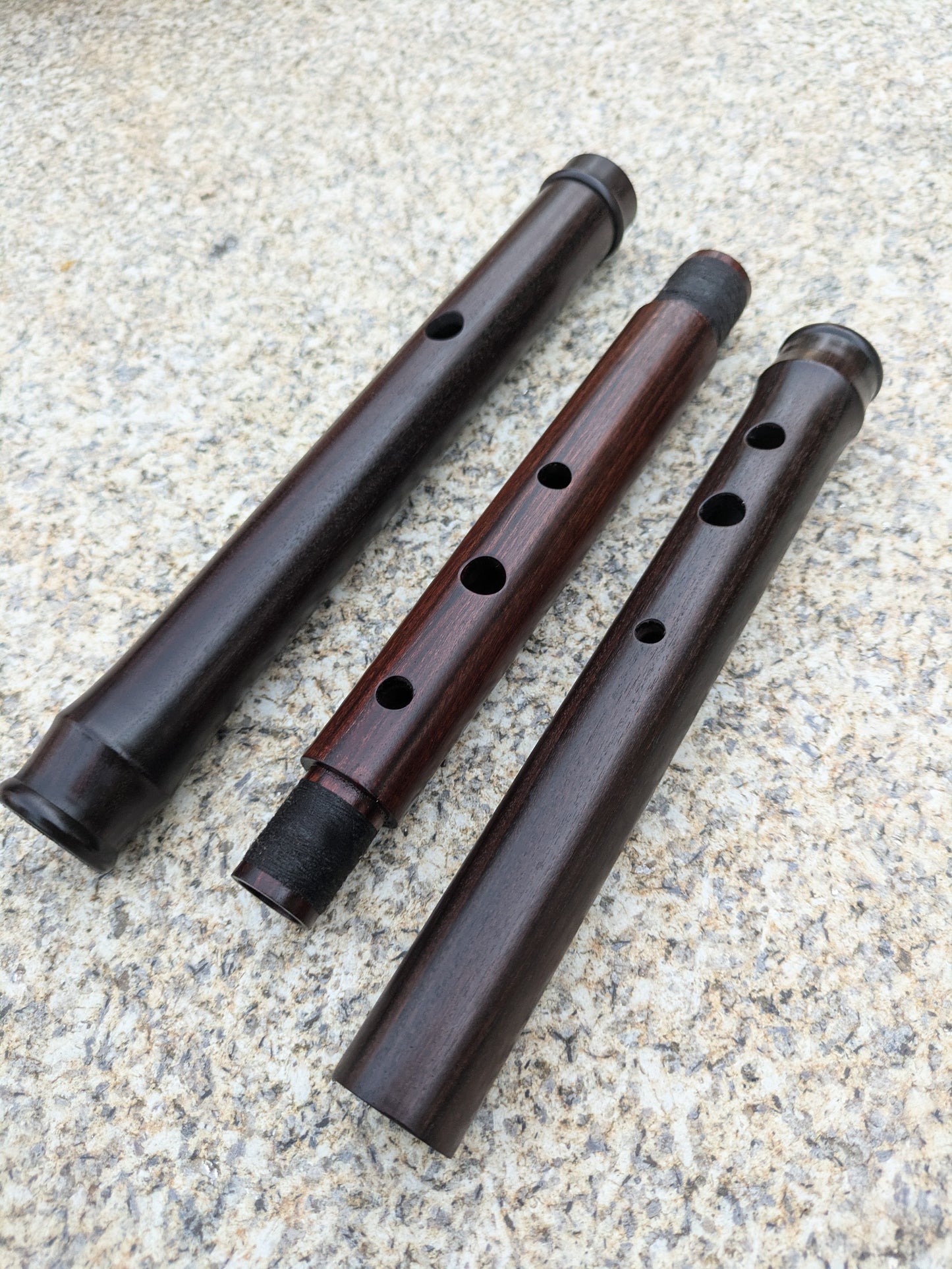 Irish Flute in D made of African Blackwood & Mopane | Rui Gomes