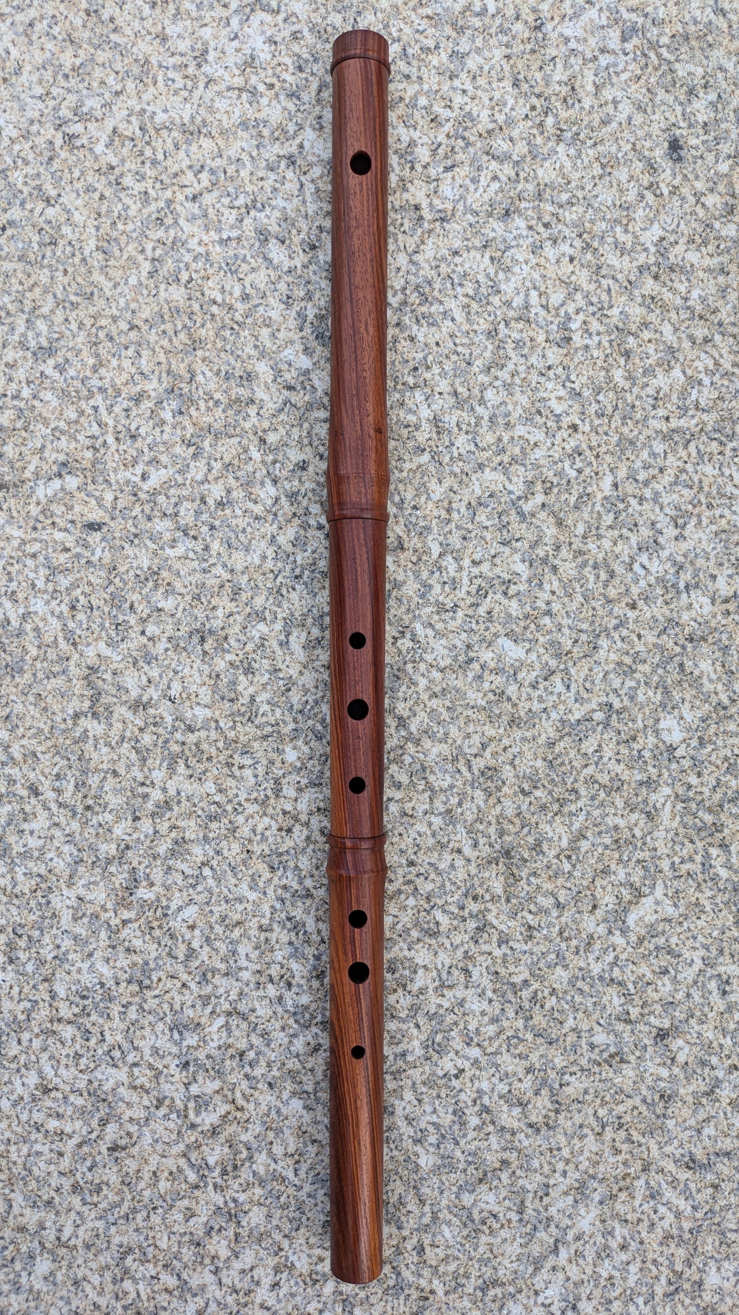 Irish Flute in D made of African Blackwood & Mopane | Rui Gomes