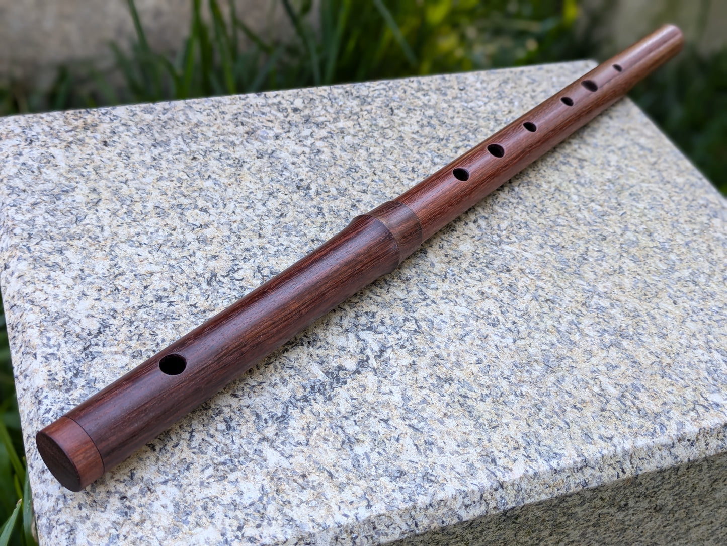 Wooden Flute in the key of F made in Macacauba by Rui Gomes