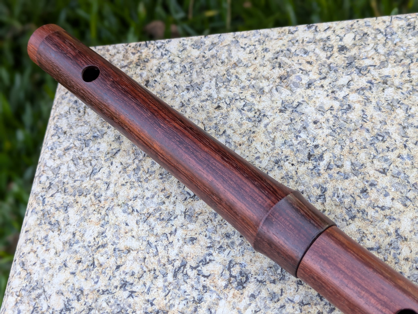 Wooden Flute in the key of F made in Macacauba by Rui Gomes