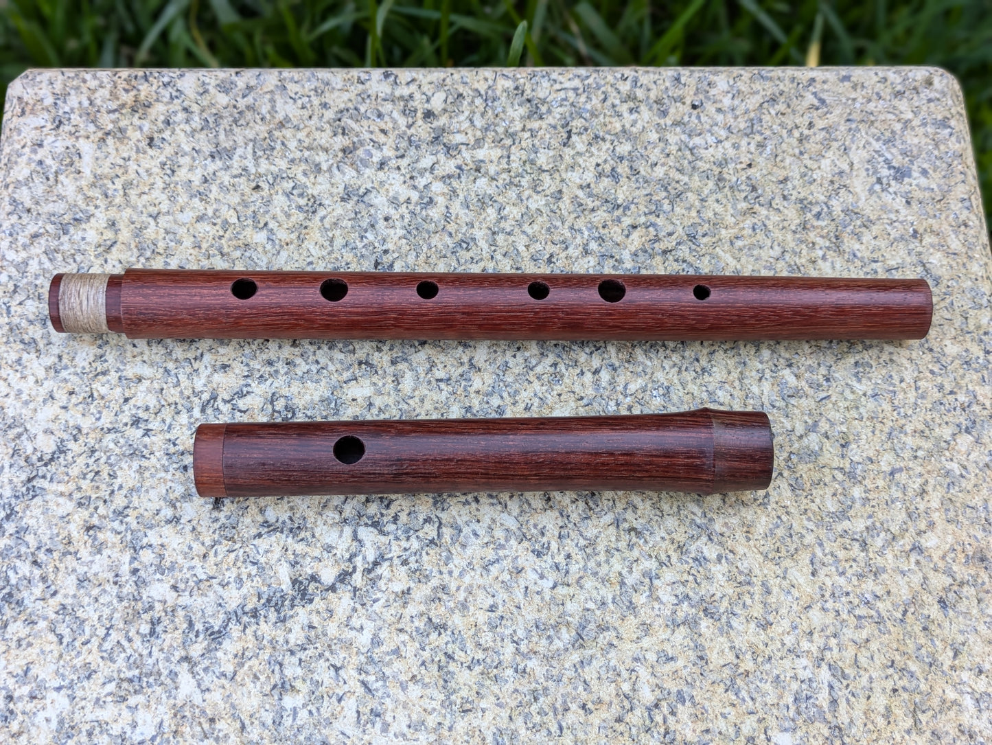 Wooden Flute in the key of F made in Macacauba by Rui Gomes