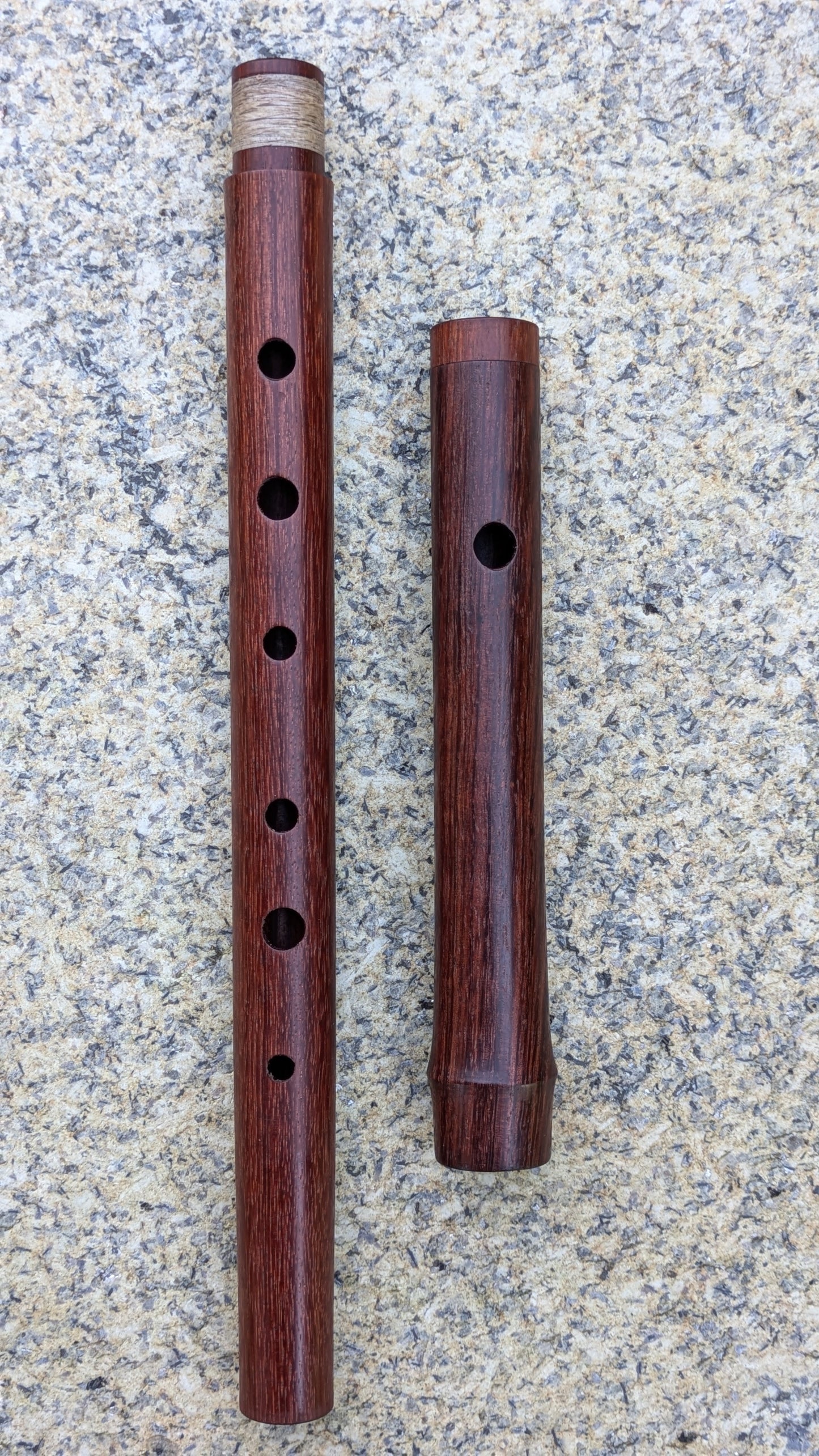 Wooden Flute in the key of F made in Macacauba by Rui Gomes