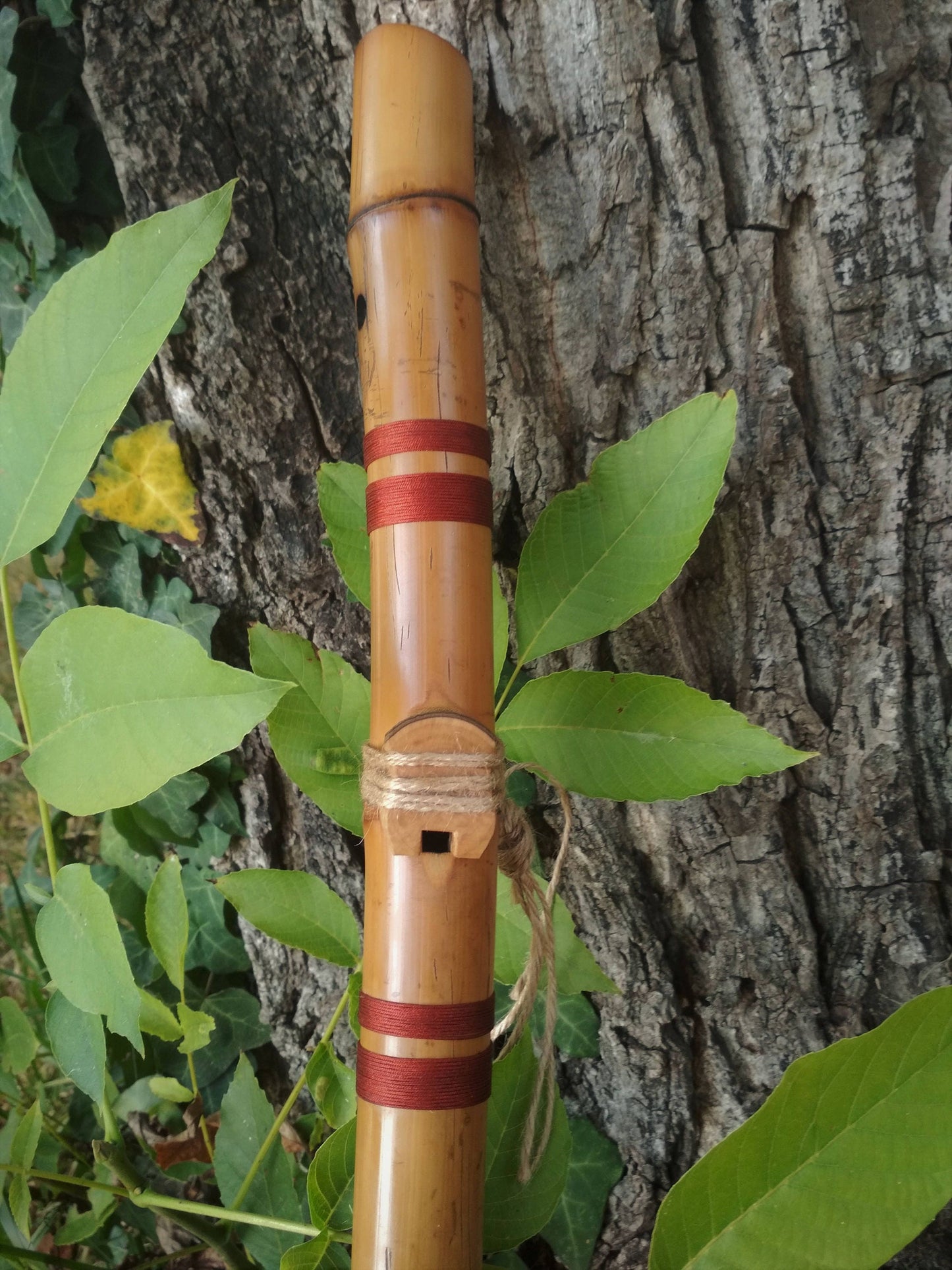 Meditative Hybrid Bass Bamboo flute. Kokin-Akebono. Native American and Oriental