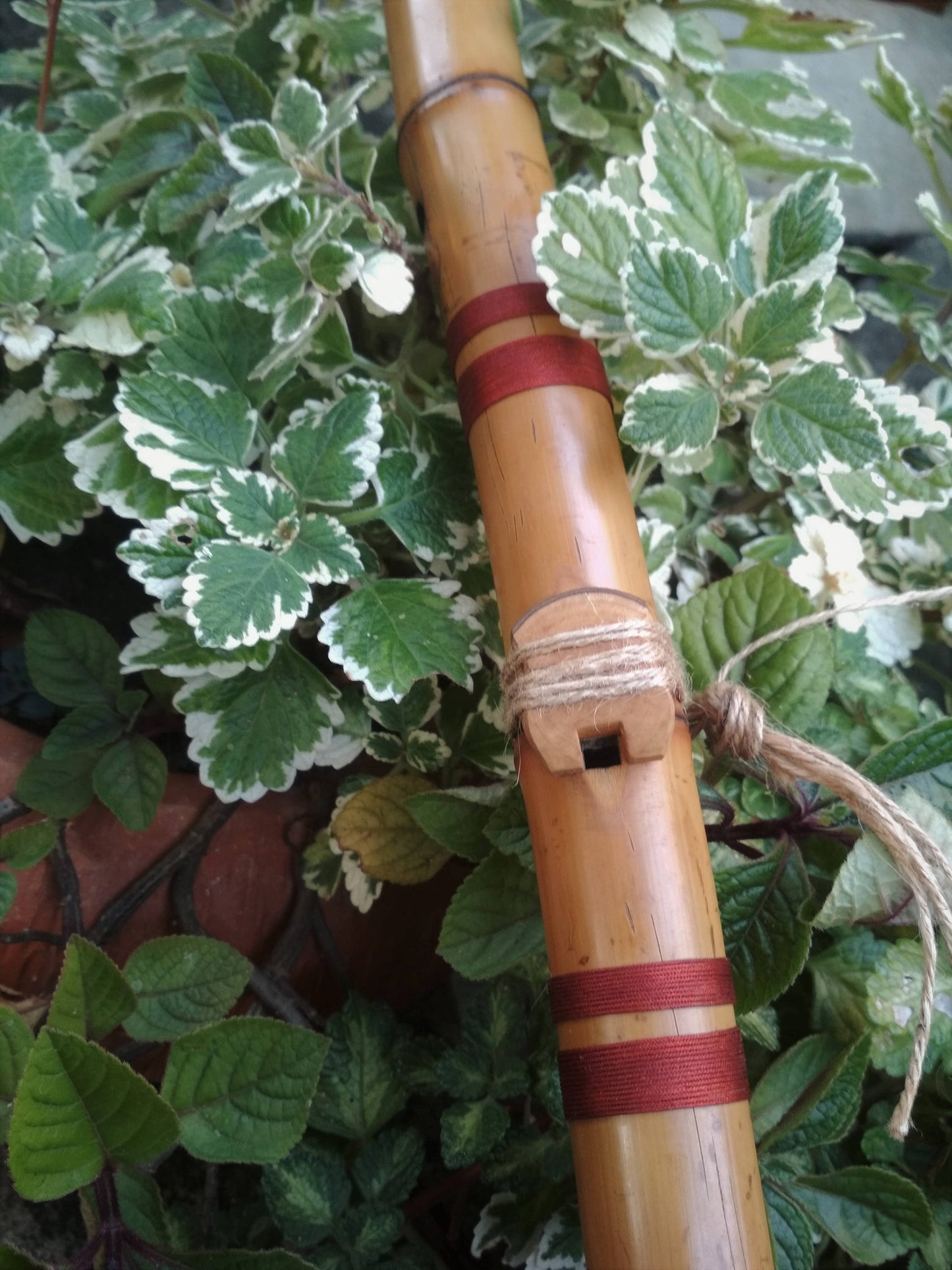 Meditative Hybrid Bass Bamboo flute. Kokin-Akebono. Native American and Oriental