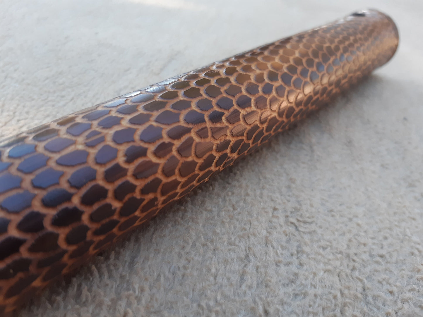RESERVED for Salvo: Low D Dragon skin Arabian bamboo flute. Hijaz Kar scale.Dragon scales. Dragon skin meditative flute. Deep flute. Low D