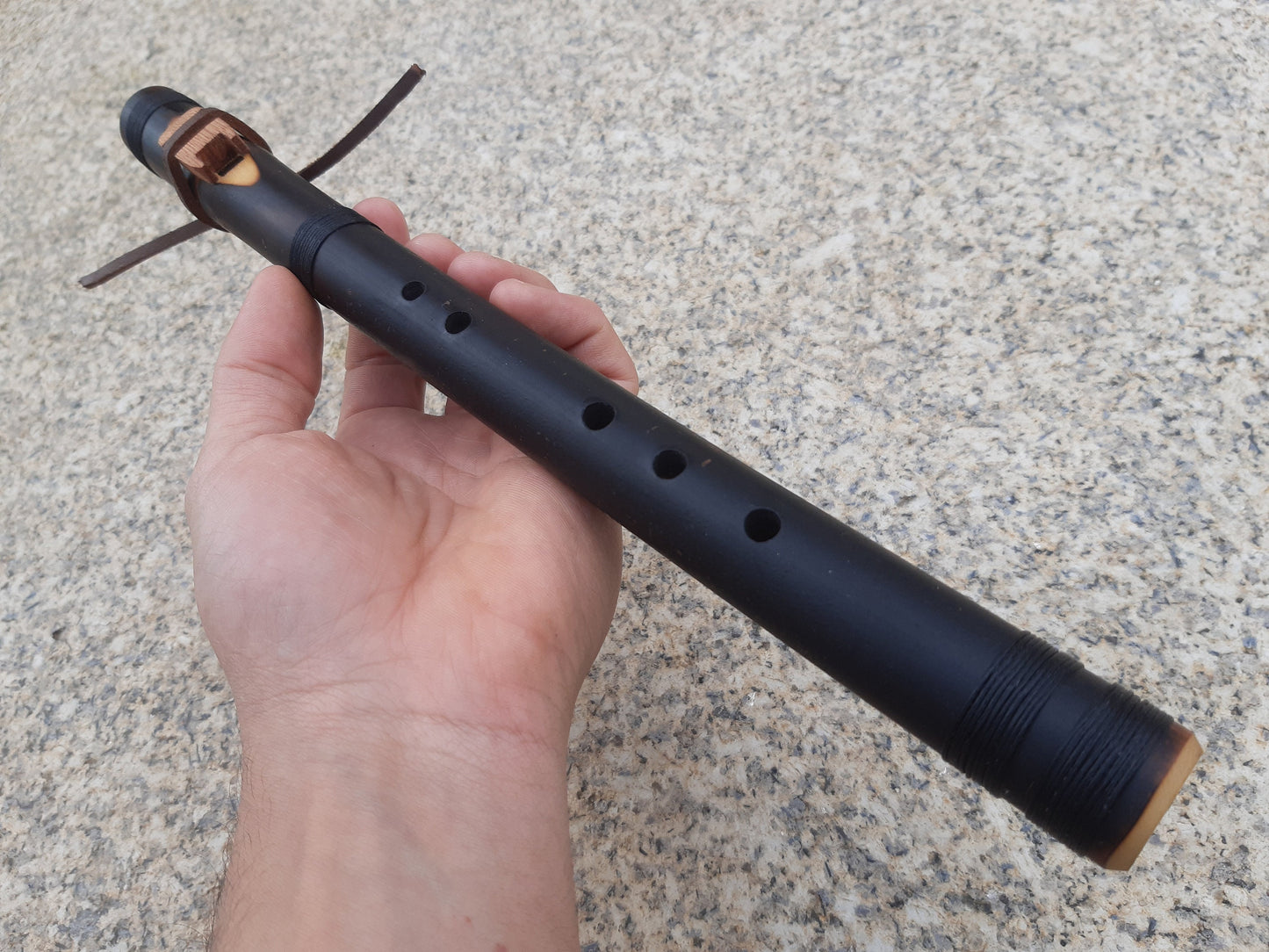 Ethnic Native American Style Bamboo Flute. Rustic Flute. Exotic native american style flute. Culture fusion flute. Native Flute.