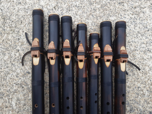 Ethnic Native American Style Bamboo Flute. Rustic Flute. Exotic native american style flute. Culture fusion flute. Native Flute.