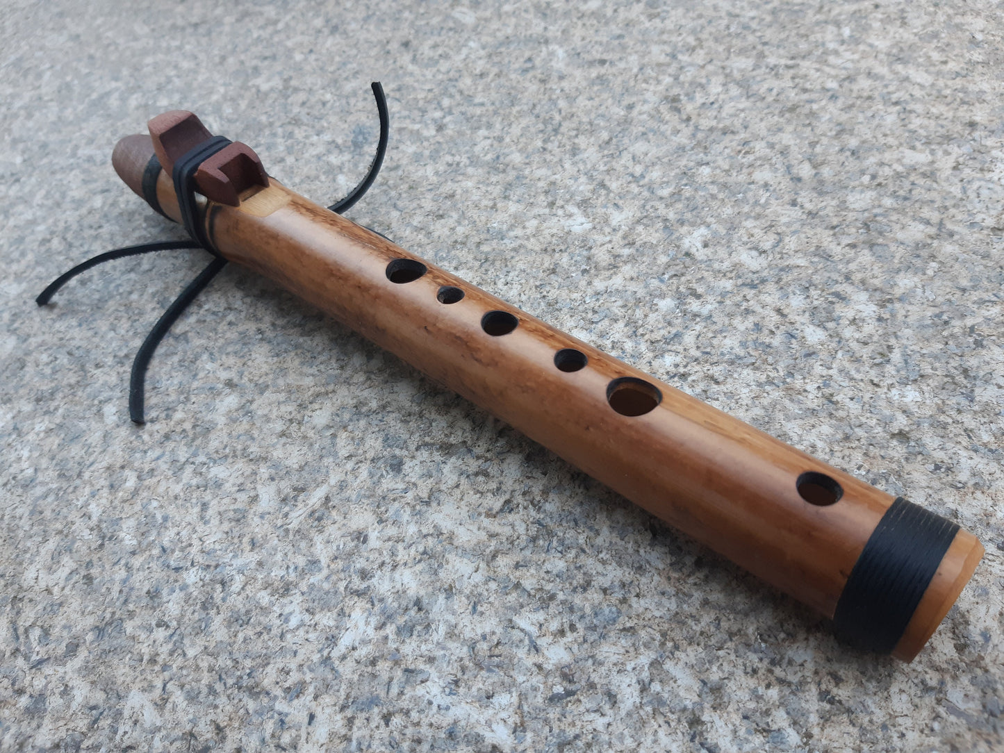 Pocket Native American Style Flute tuned to high E Hijaz kar scale. Small Rustic Flute. Persian scale. Culture Fusion flute. Handmade flute.