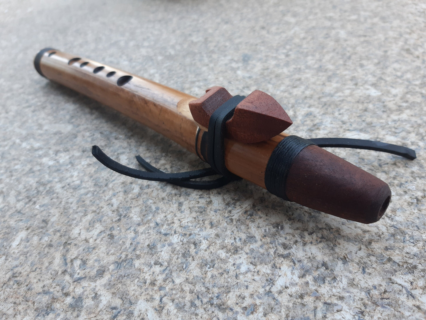 Pocket Native American Style Flute tuned to high E Hijaz kar scale. Small Rustic Flute. Persian scale. Culture Fusion flute. Handmade flute.