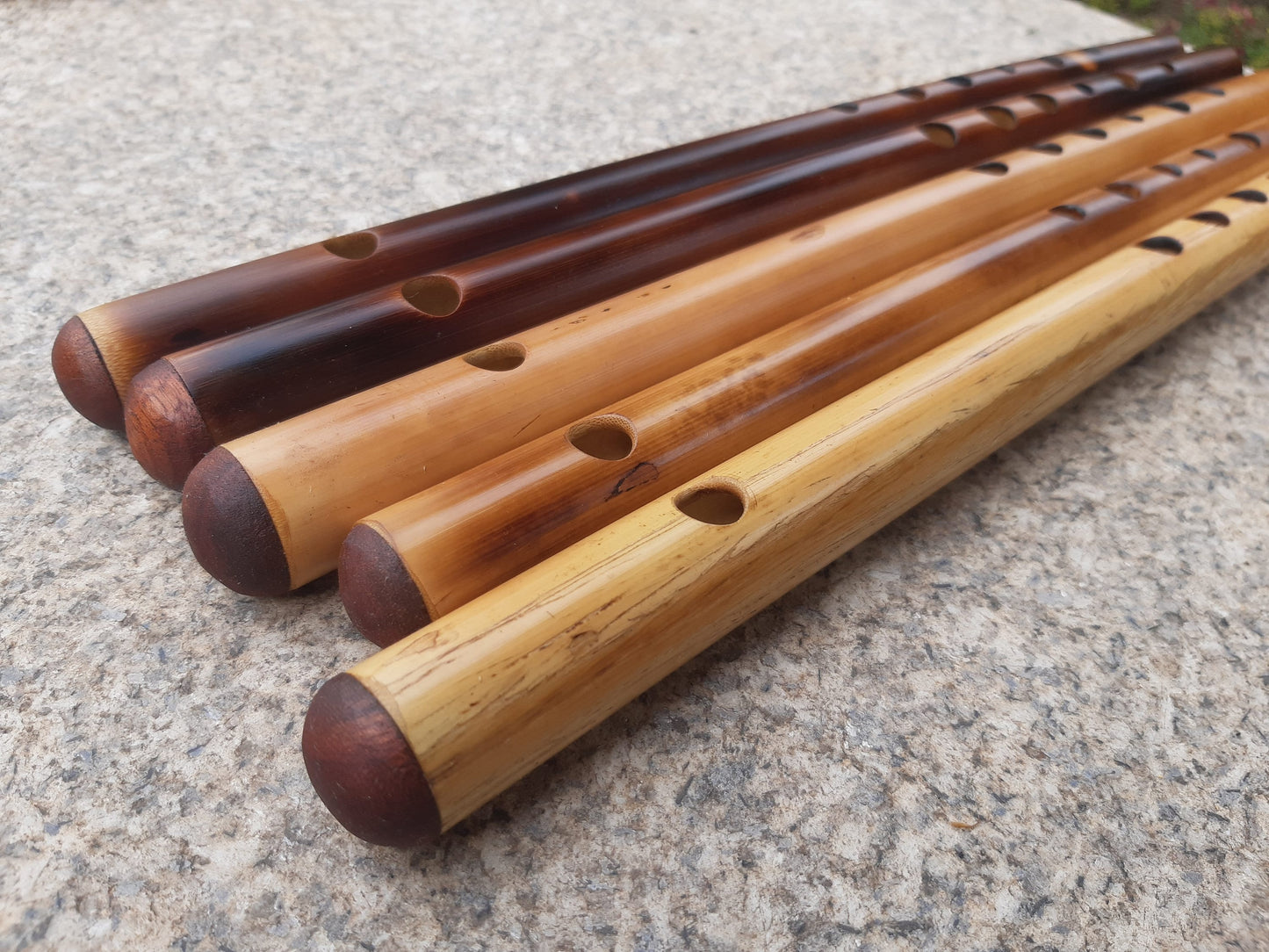 Basic Bamboo Flute in B flat Major | Transverse flute tuned in A=440 | A# or A sharp concert tuned fife for Folk Music Bb major | Rui Gomes
