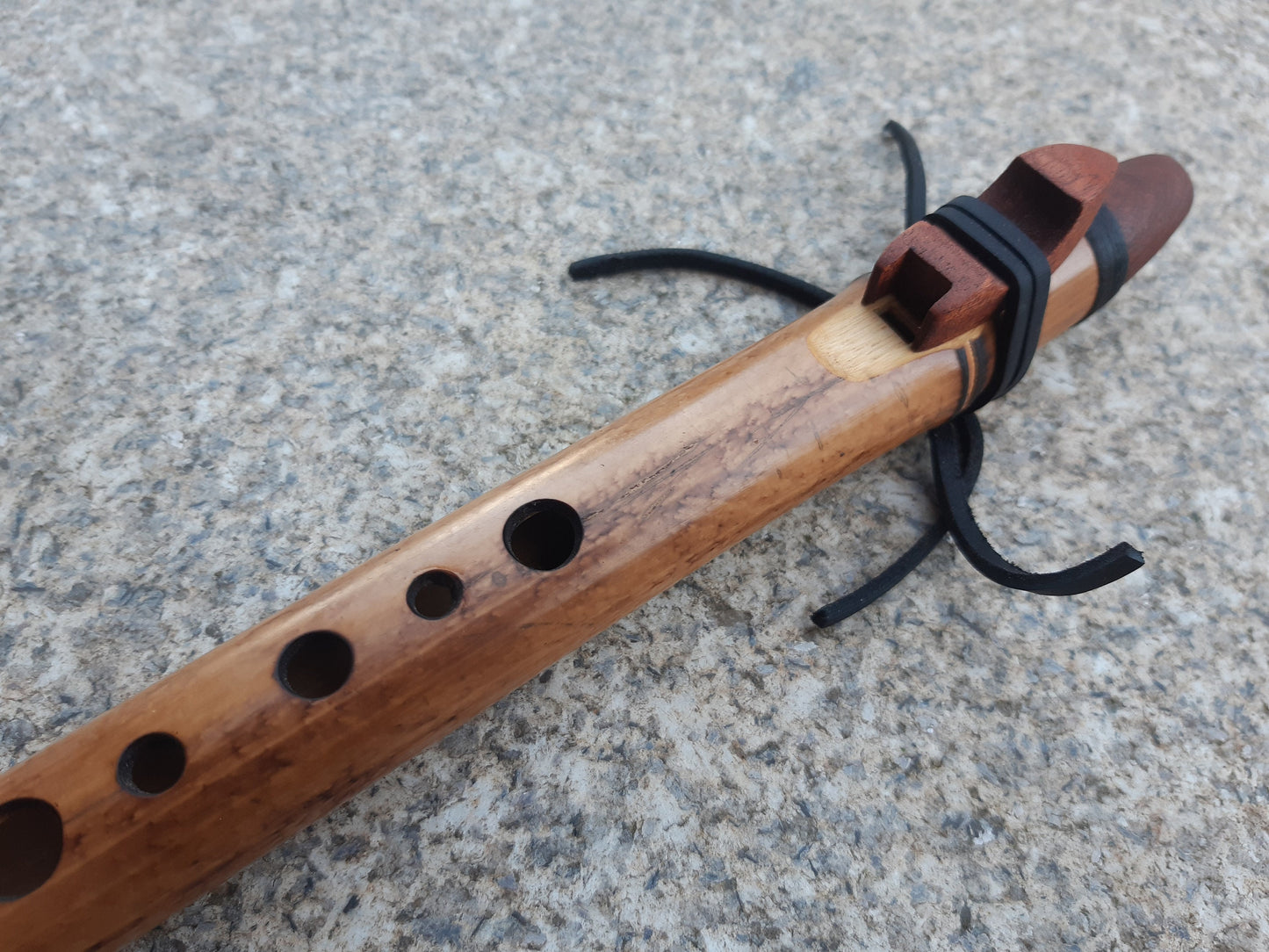 Pocket Native American Style Flute tuned to high E Hijaz kar scale. Small Rustic Flute. Persian scale. Culture Fusion flute. Handmade flute.