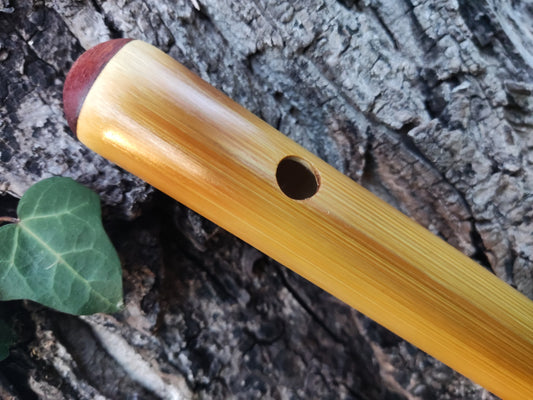 Exotic Meditative Minor Pentatonic Bamboo Flute in the key of low E4 432. Oriental Zen Buddhist flute. Minor Pentatonic. Deep meditation