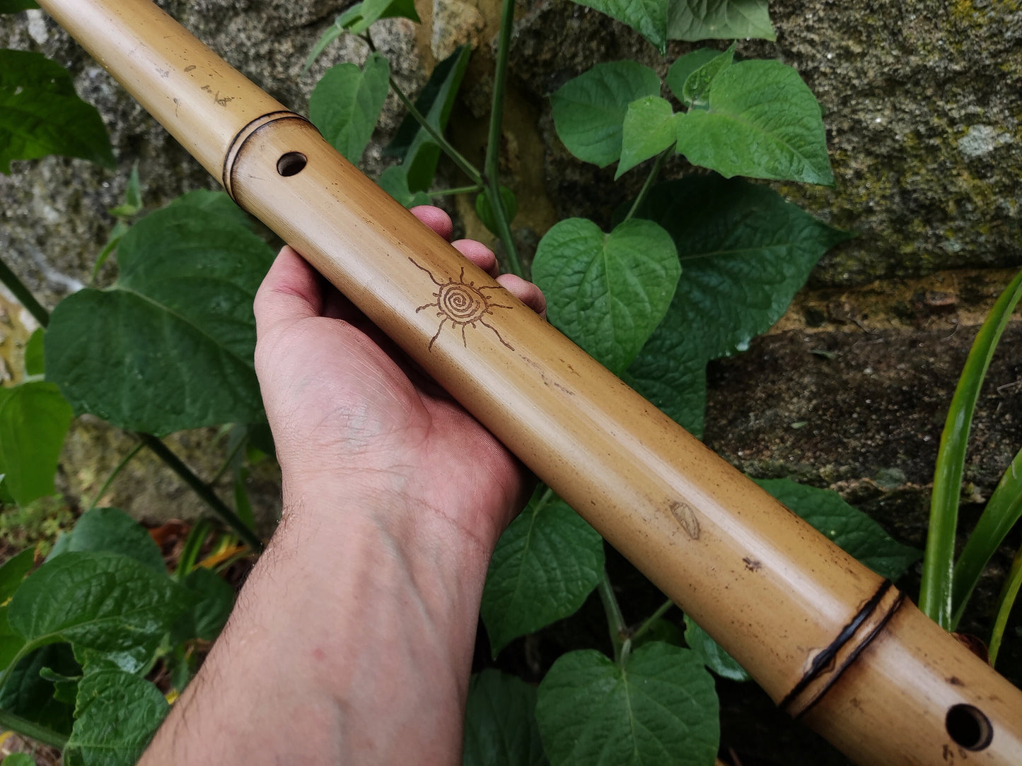 Low C Akebono flute for Olivier. Qi Gong flute.