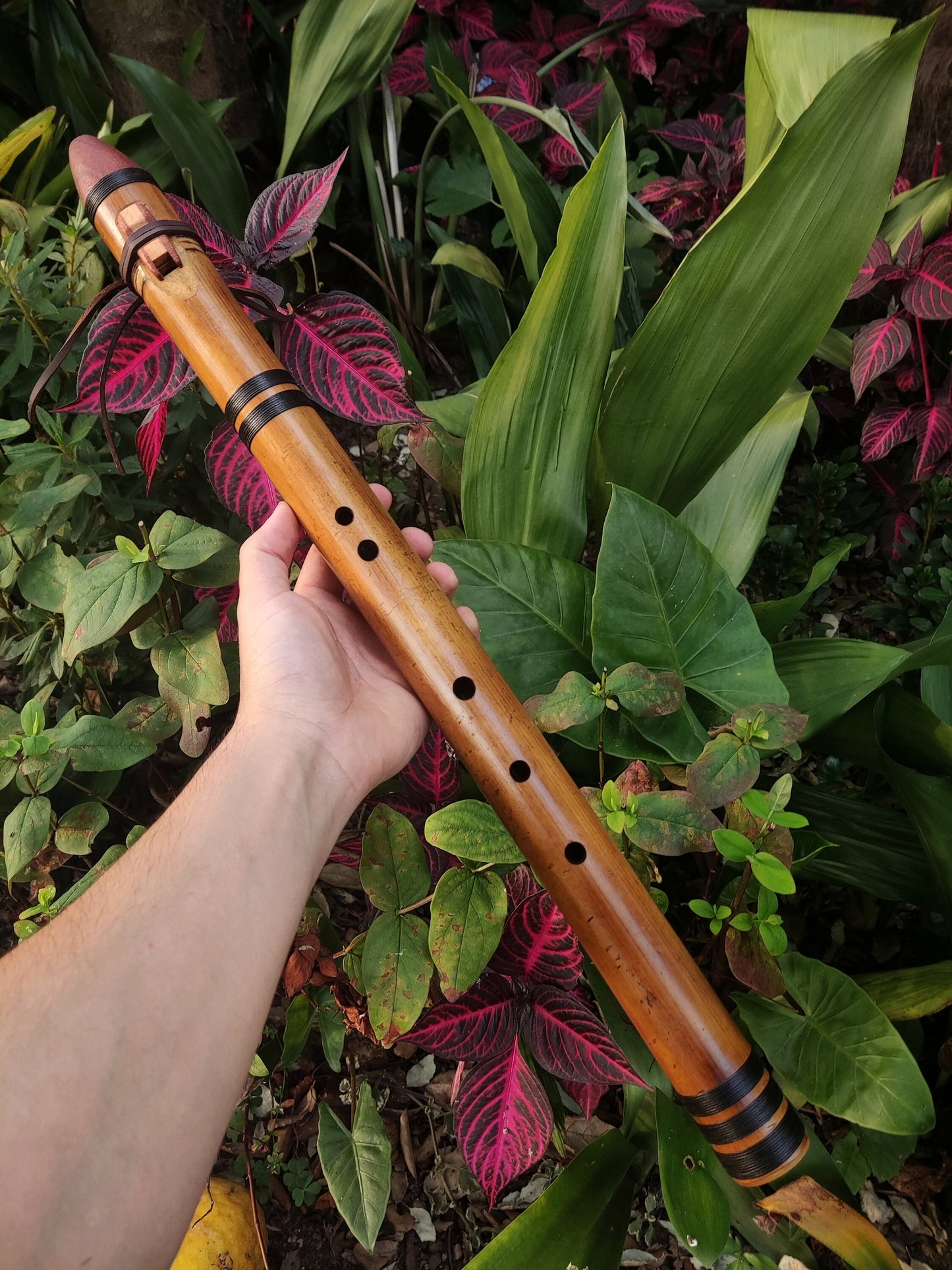 NA Style bamboo Flute in low D