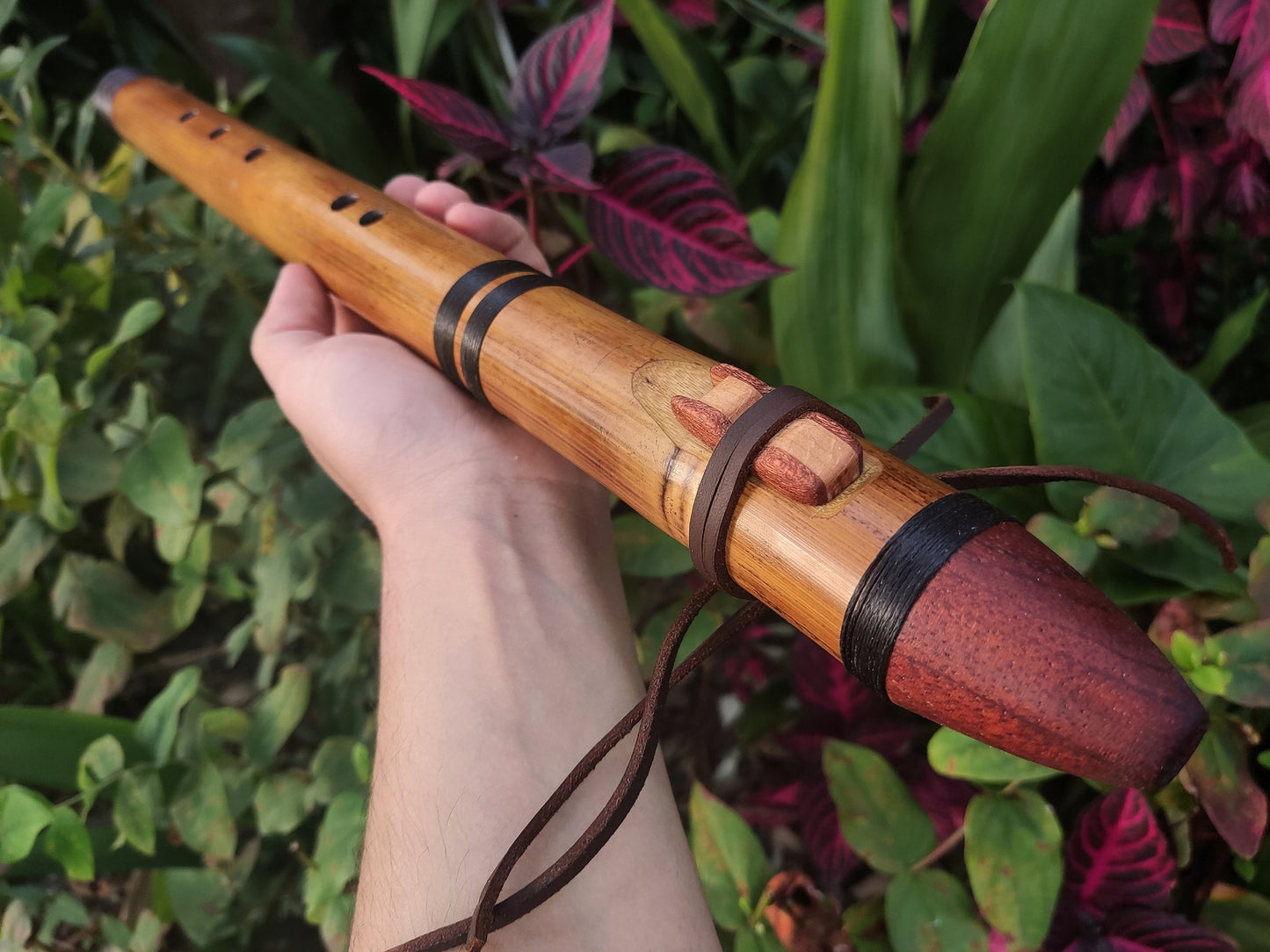 NA Style bamboo Flute in low D